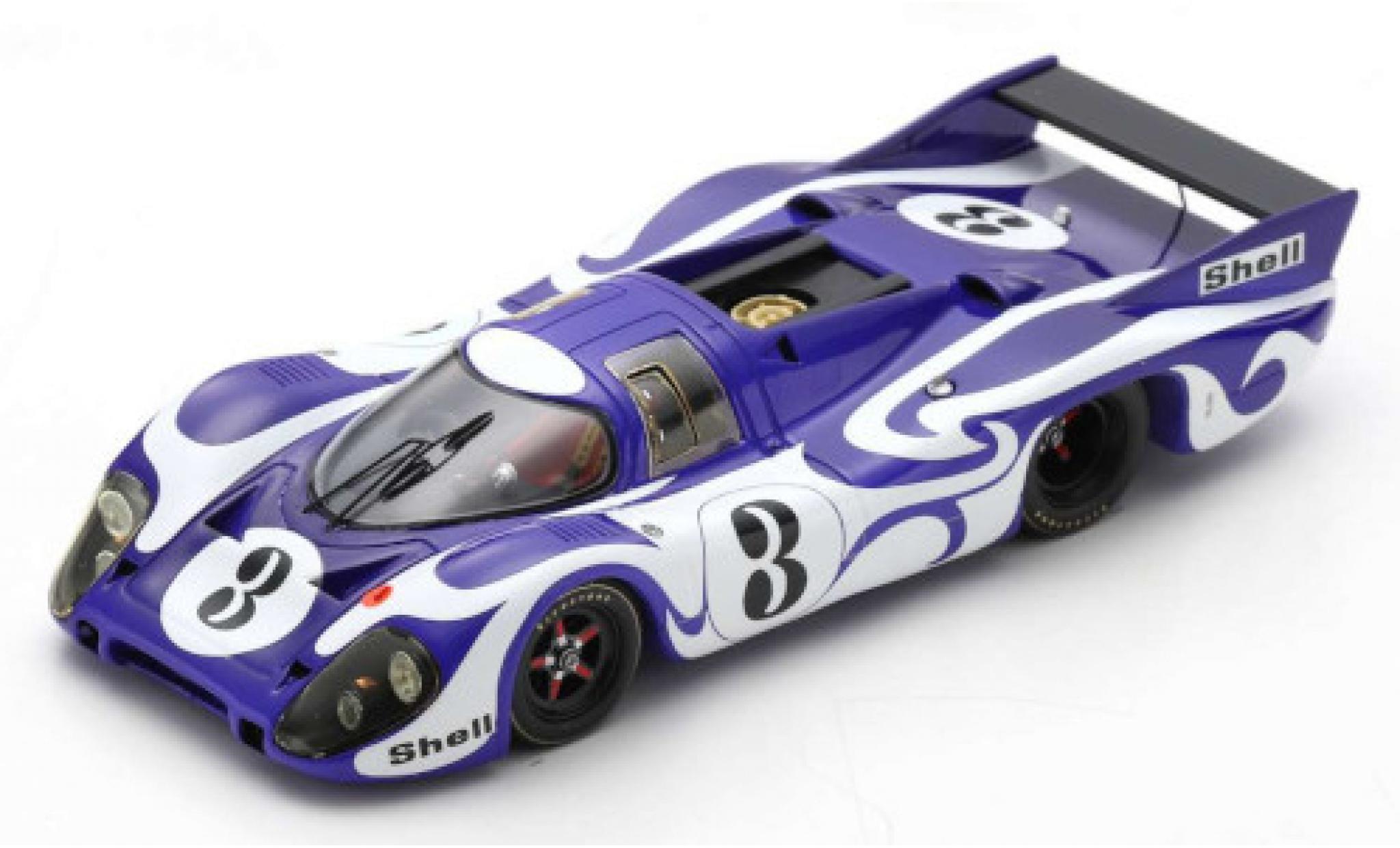 Porsche 917 1970 1/43 Spark LH RHD No.3 24h Le Mans Practice 1970 modelauto