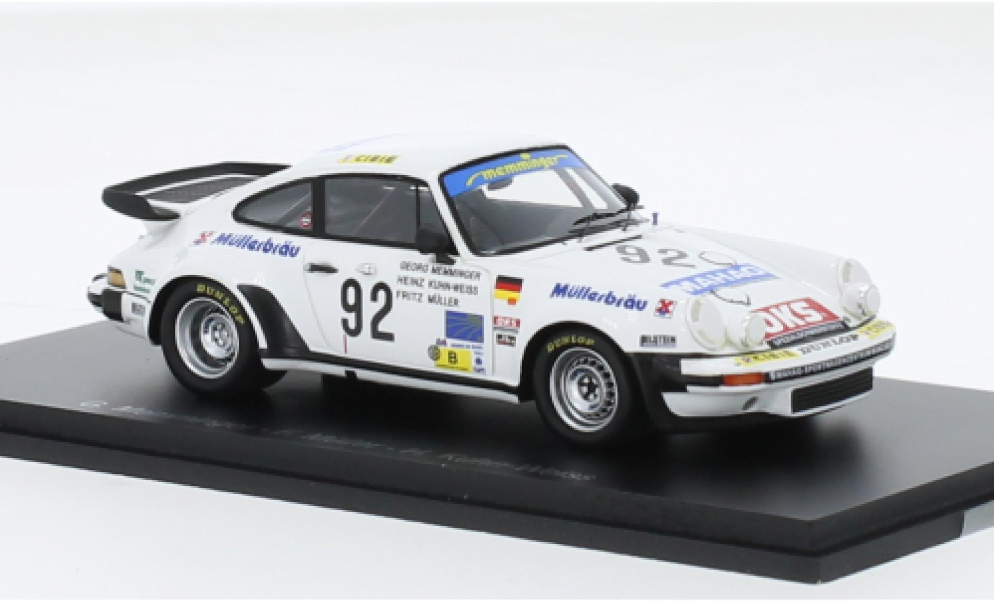 Porsche 930 1/43 Spark No.92 24h Le Mans 1983 modelauto