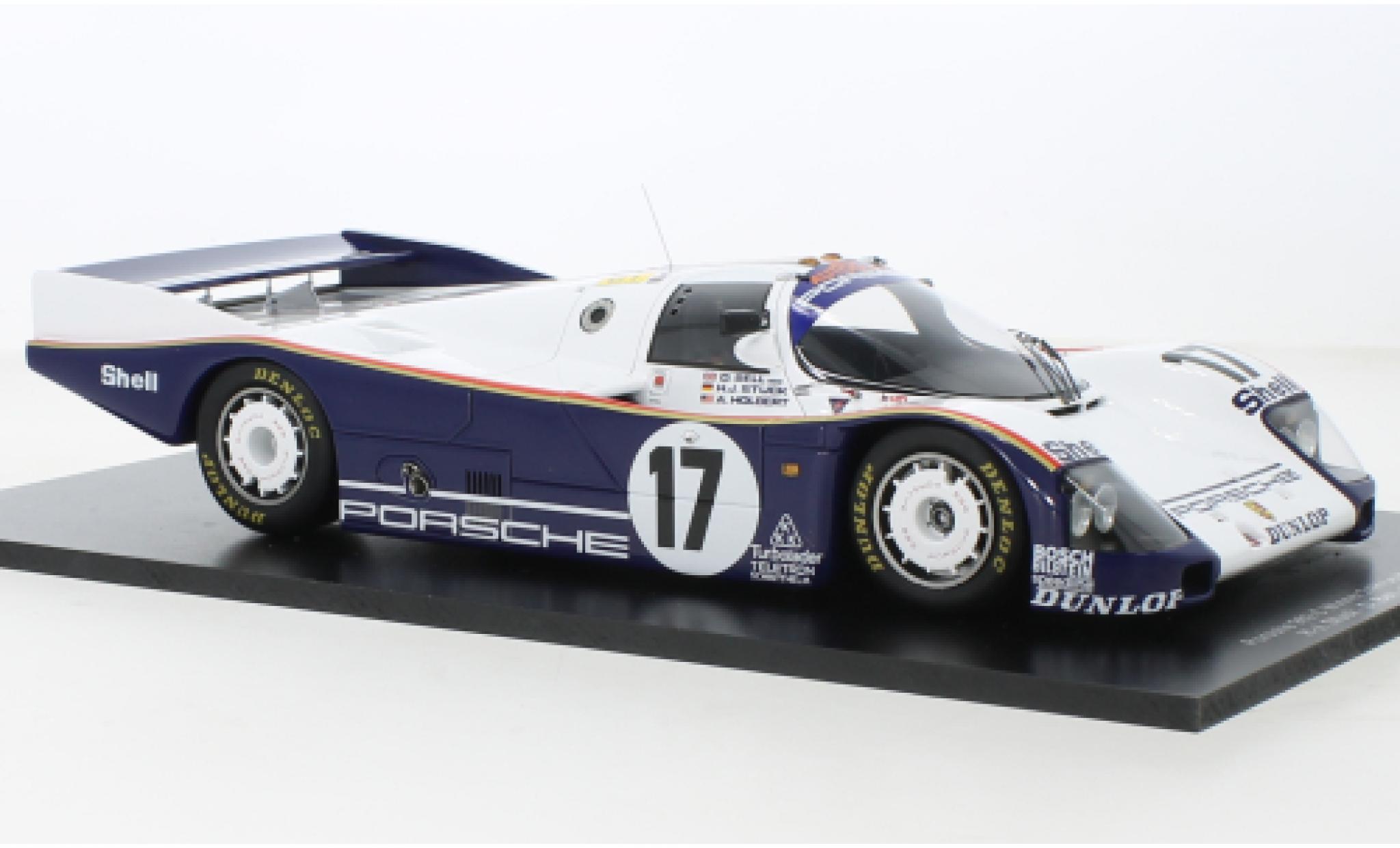 Porsche 962 1987 1/18 Spark C No.17 Rothmans D.Bell/A.Holbert/H.J.Stuck 24h Le Mans modelauto