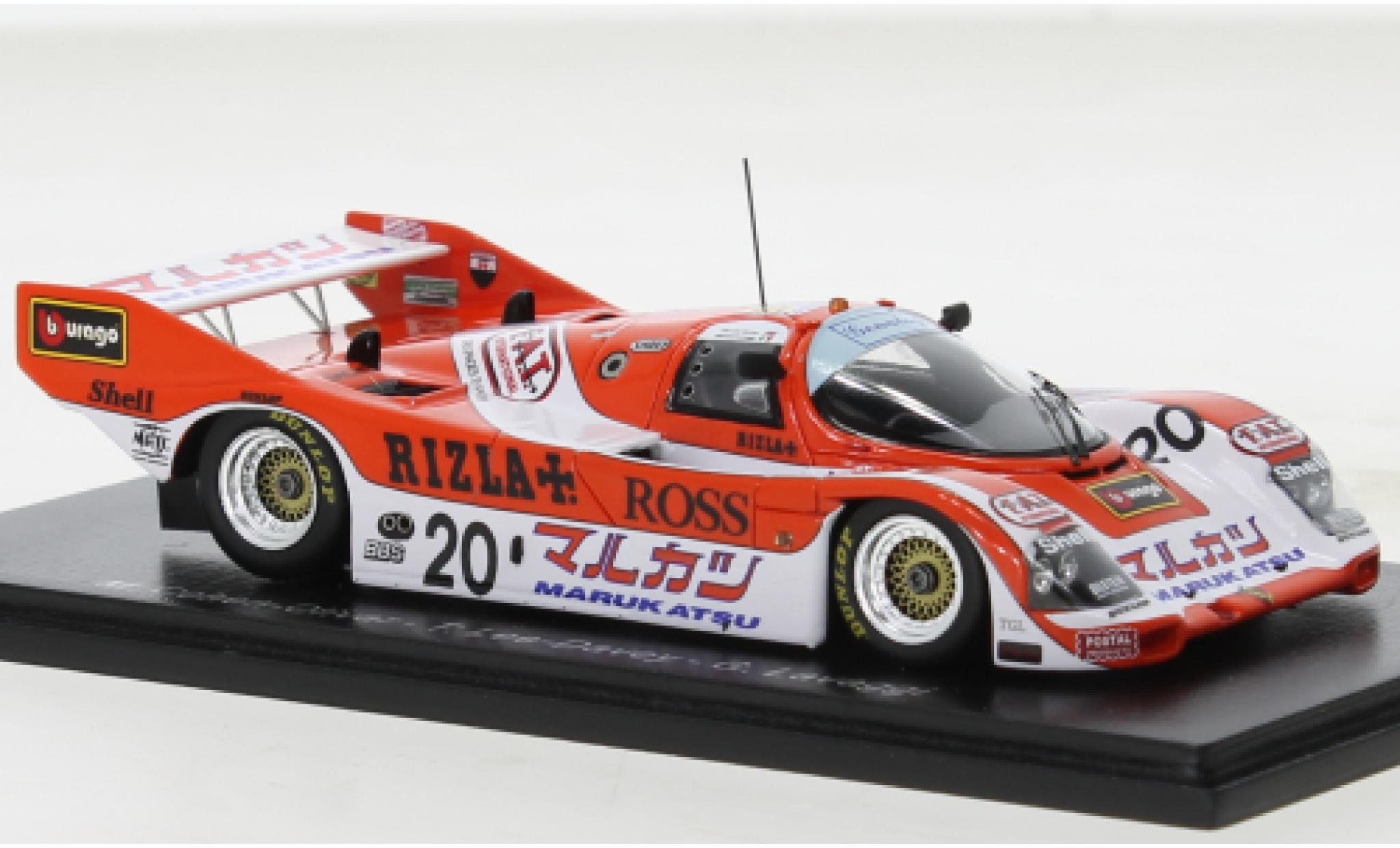 Porsche 962 1990 1/43 Spark C No.20 24h Le Mans modelauto