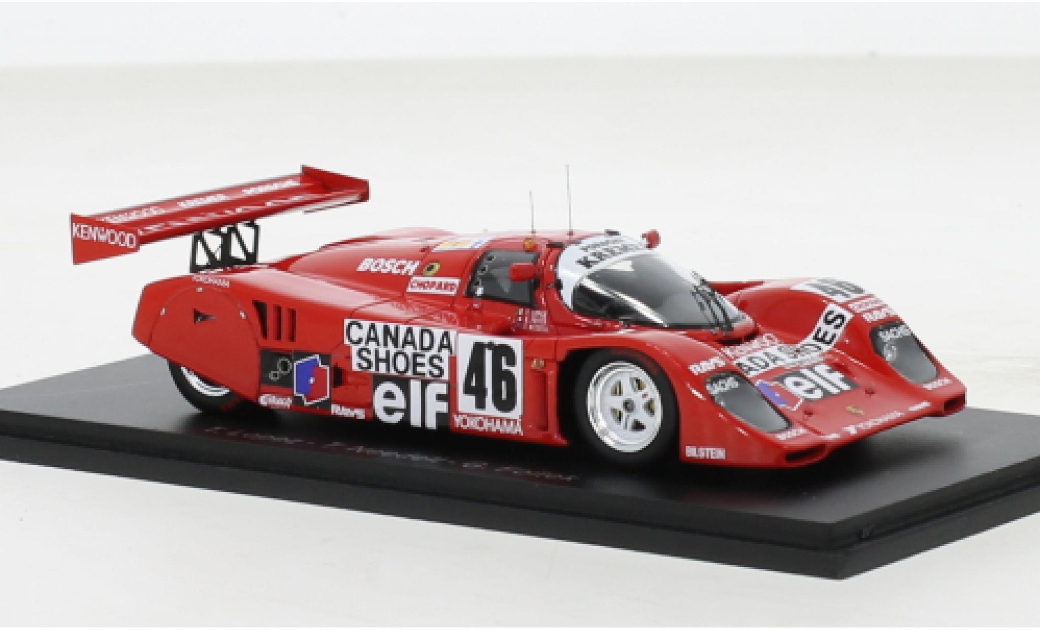 Porsche 962 1991 1/43 Spark CK 6 RHD No.46 Kremer Racing 24h Le Mans modelauto