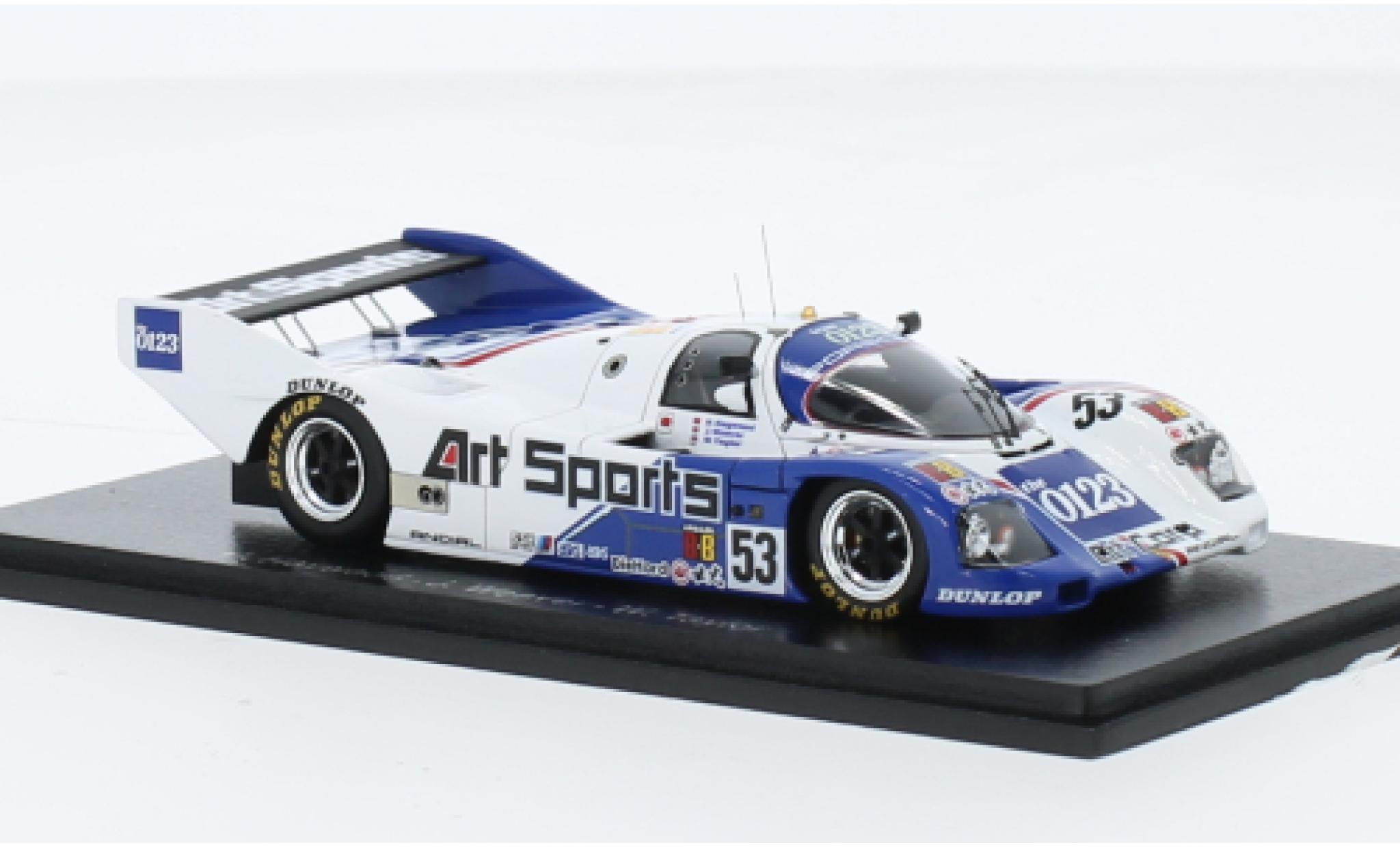 Porsche 962 1991 1/43 Spark C RHD No.53 24h Le Mans modelauto