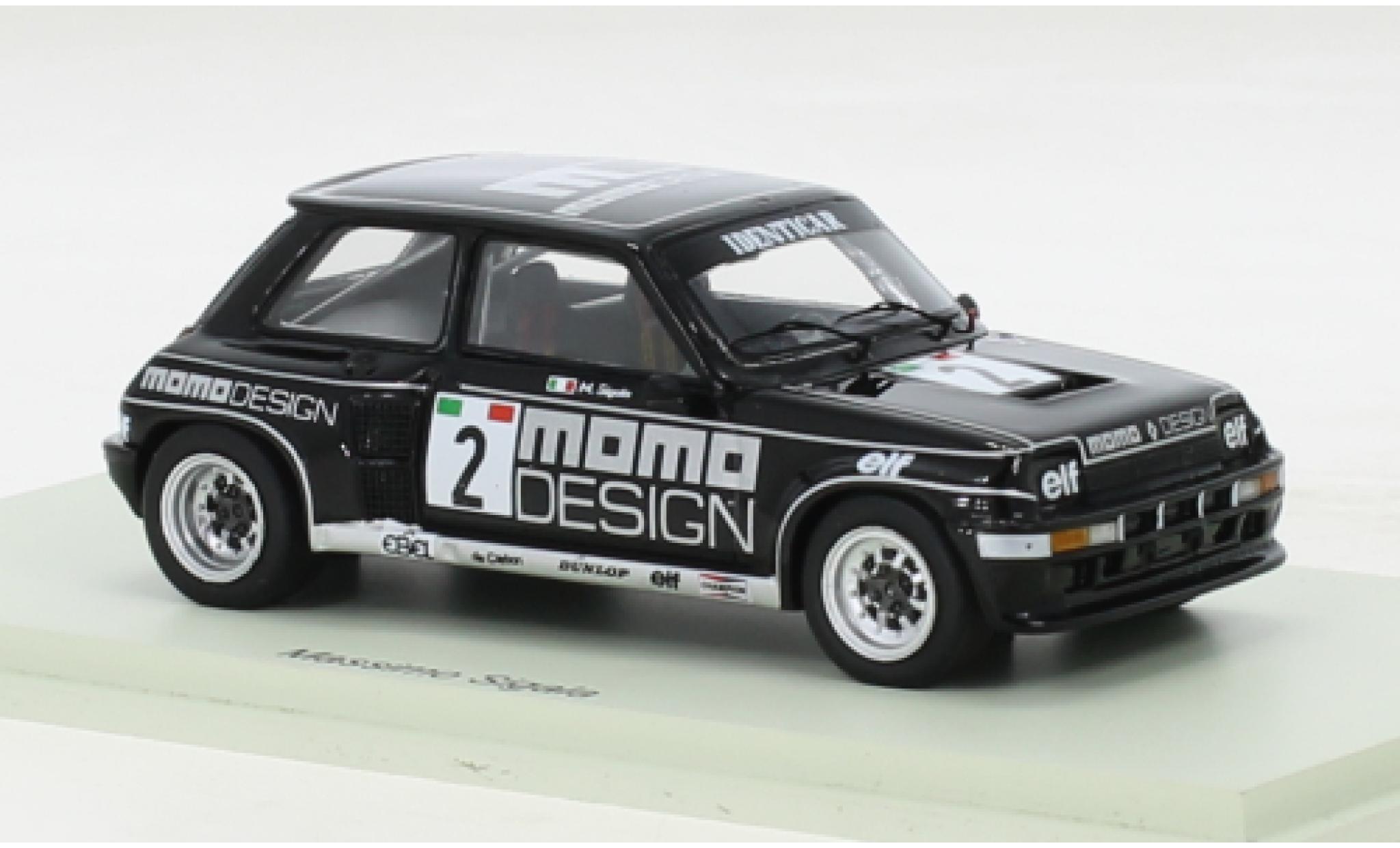Renault 5 1/43 Spark Turbo No.2 Momo Turbo Europa Cup 1981 modelauto
