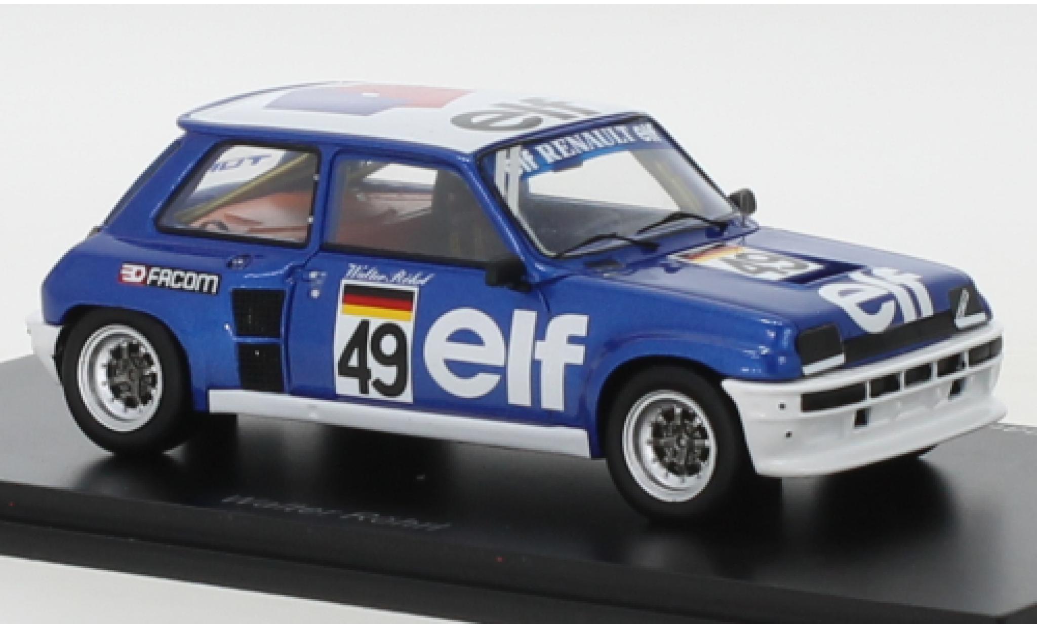 Renault 5 1/43 Spark Turbo No.49 Turbo Eurocup 1981 modelauto