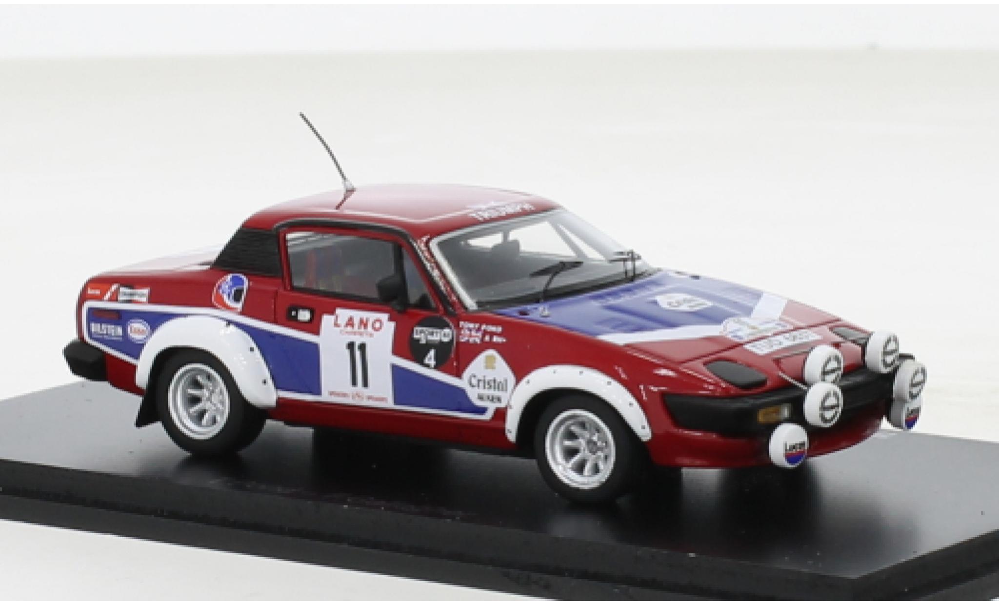 Triumph TR7 1/43 Spark No.11 24h Ypres 1980 modelauto