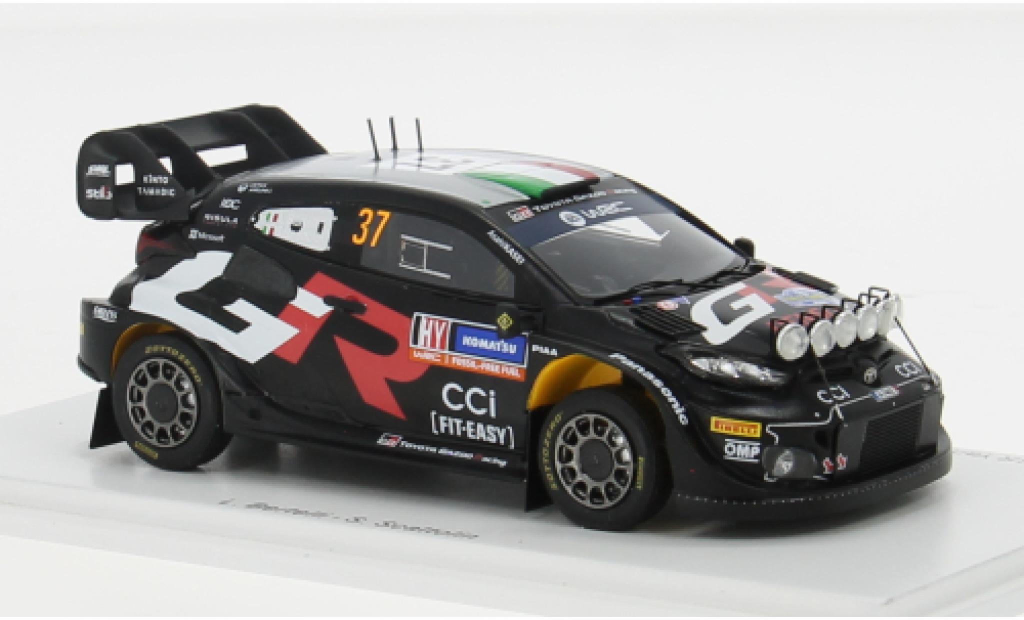 Toyota Yaris 1/43 Spark GR Rally1 Hybrid No.37 Gazoo Racing WRT Rallye WM Rallye Schweden 2024 1:43 modelauto