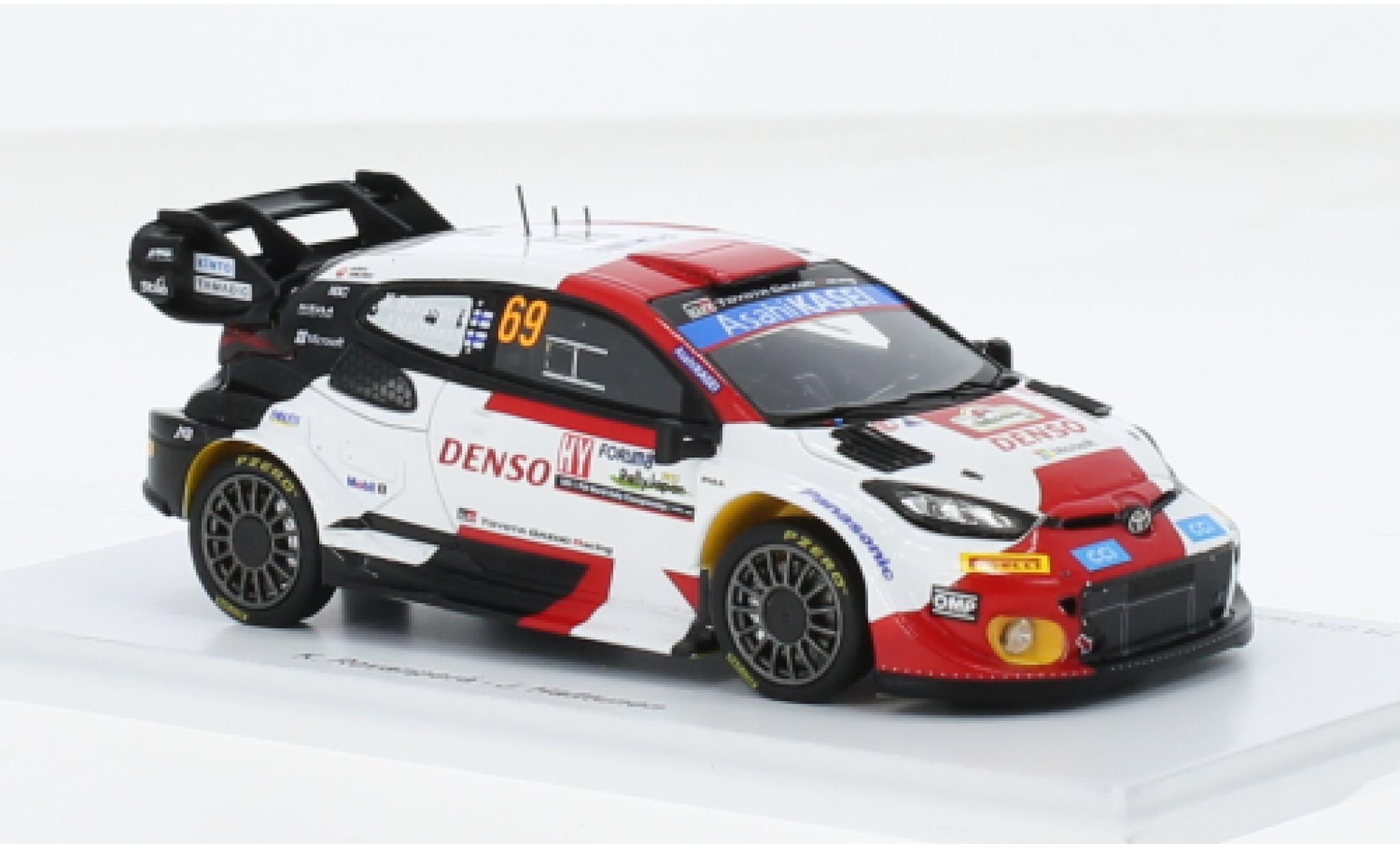 Toyota Yaris 1/43 Spark GR Rally1 Hybrid No.69 Gazoo Racing WRT Rallye WM Rallye Japan 2023 1:43 modelauto