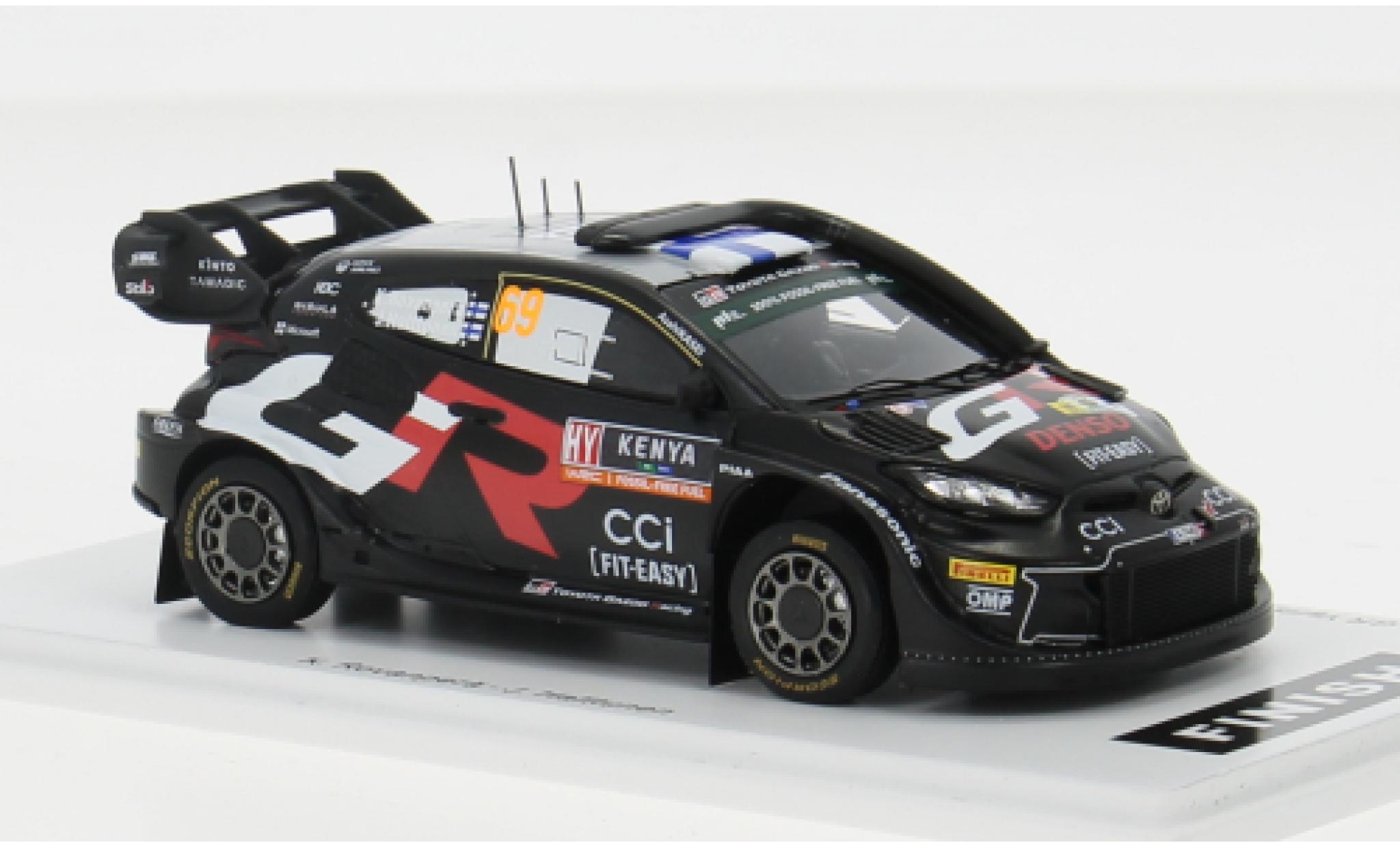 Toyota Yaris 1/43 Spark GR Rally1 Hybrid No.69 Gazoo Racing WRT Rallye WM Safari Rallye 2024 1:43 modelauto