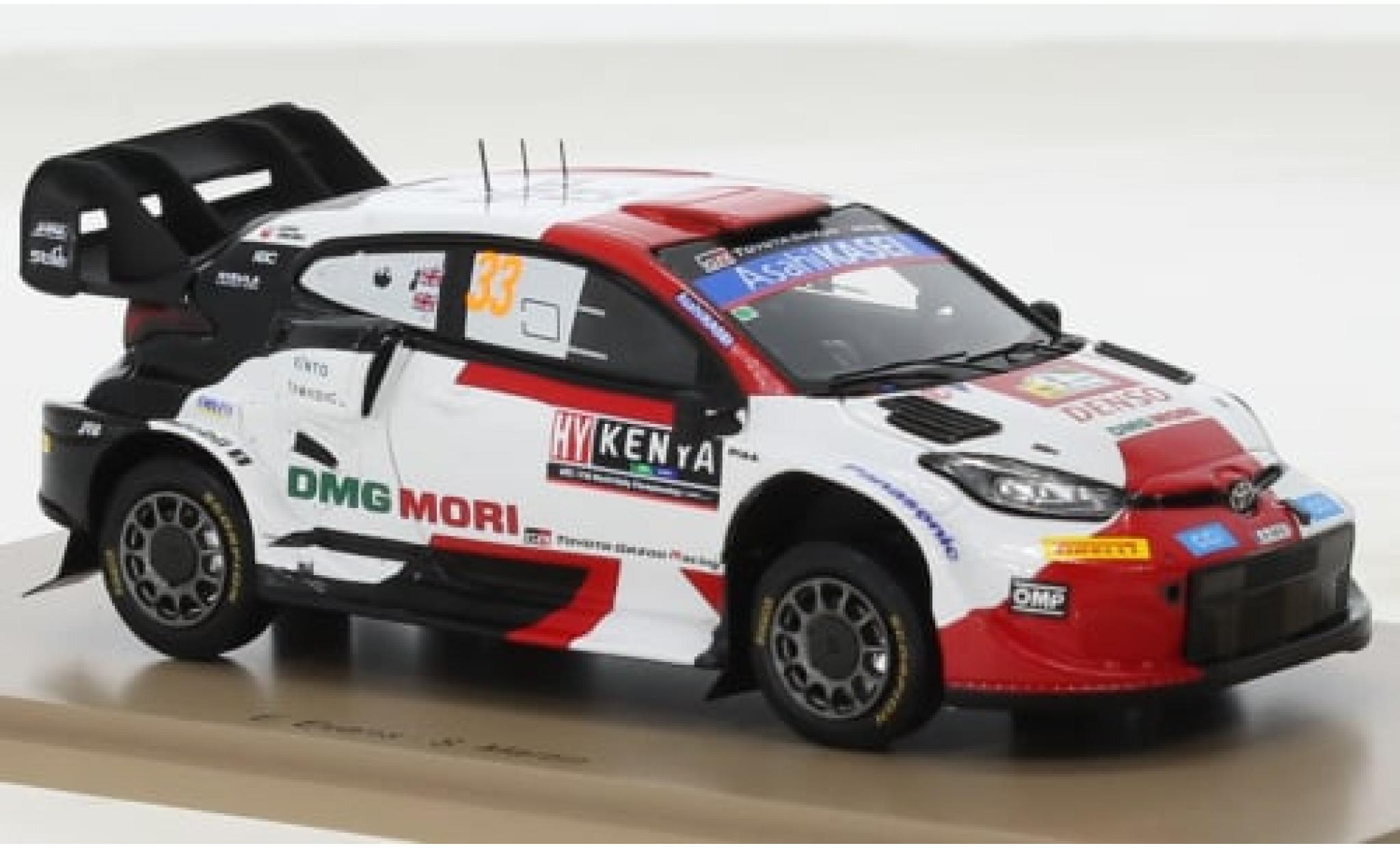 Toyota Yaris 1/43 Spark GR Rally1 No.33 Gazoo Racing WRT Rallye WM Safari Rallye 2022 1:43 modelauto