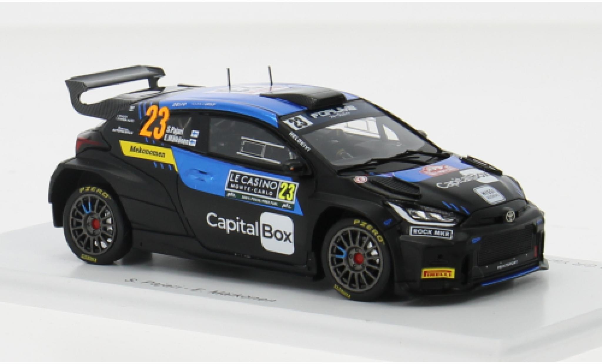 Toyota Yaris 1/43 Spark GR Rally2 No.23 Sprintsport Racing Team Rallye WM Rallye Monte Carlo 2024 1:43 modelauto