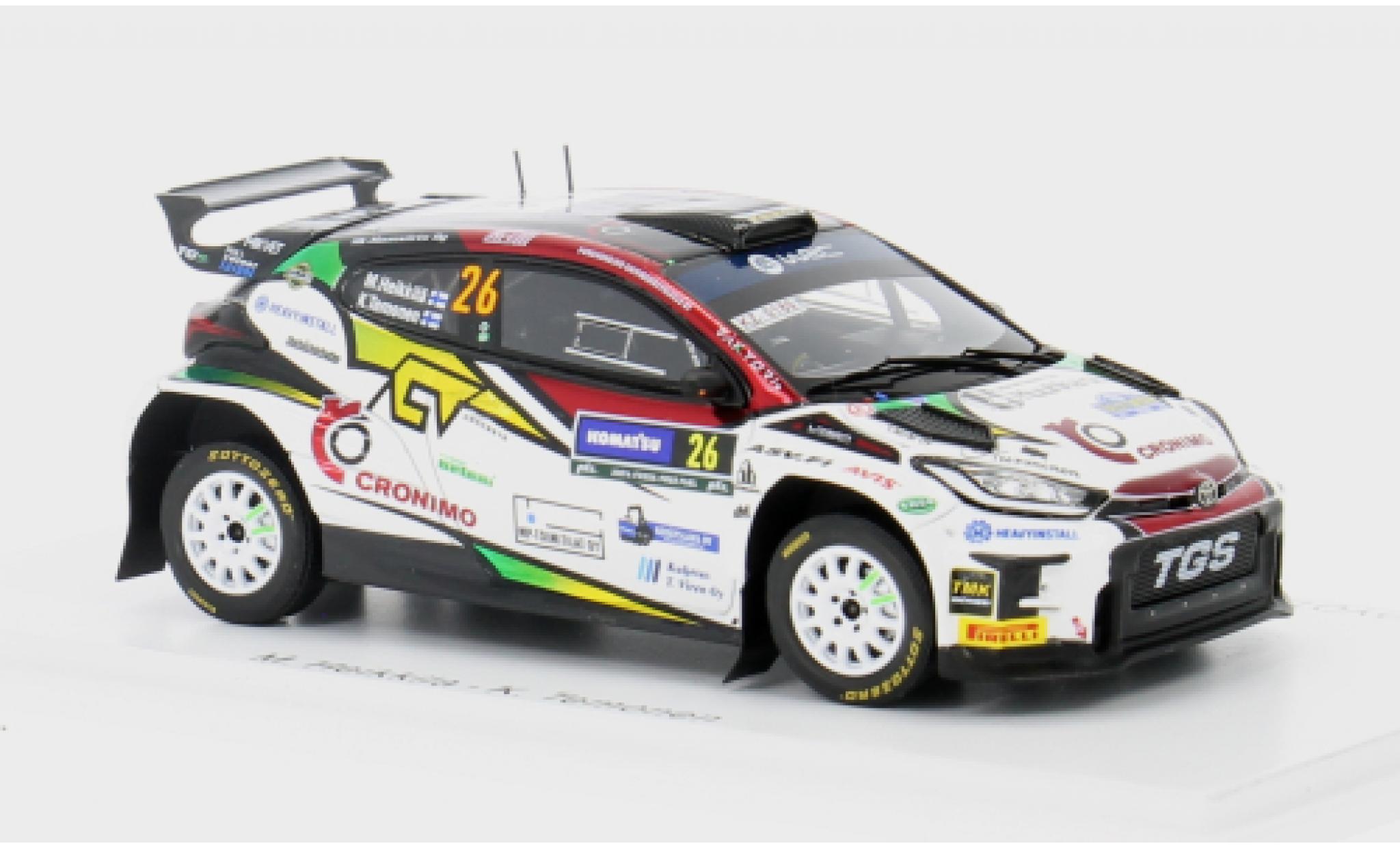 Toyota Yaris 1/43 Spark GR Rally2 No.26 Rallye WM Rallye Schweden 2024 1:43 modelauto