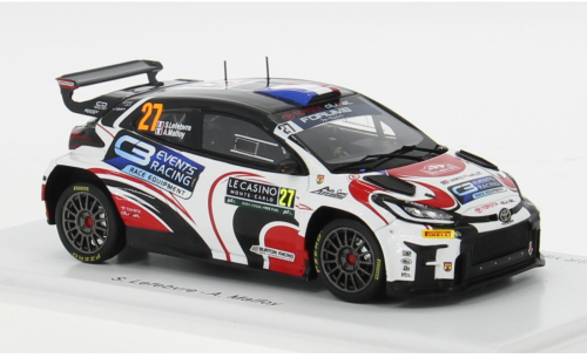 Toyota Yaris 1/43 Spark GR Rally2 No.27 Burton Racing Rallye WM Rallye Monte Carlo 2024 1:43 modelauto