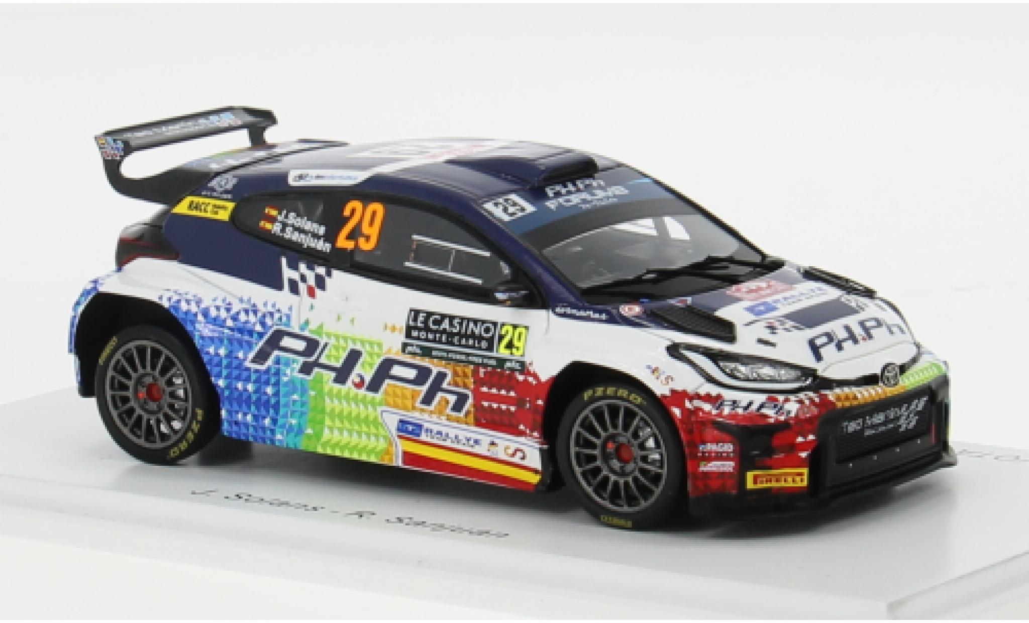 Toyota Yaris 1/43 Spark GR Rally2 No.29 Rallye WM Rallye Monte Carlo 2024 1:43 modelauto