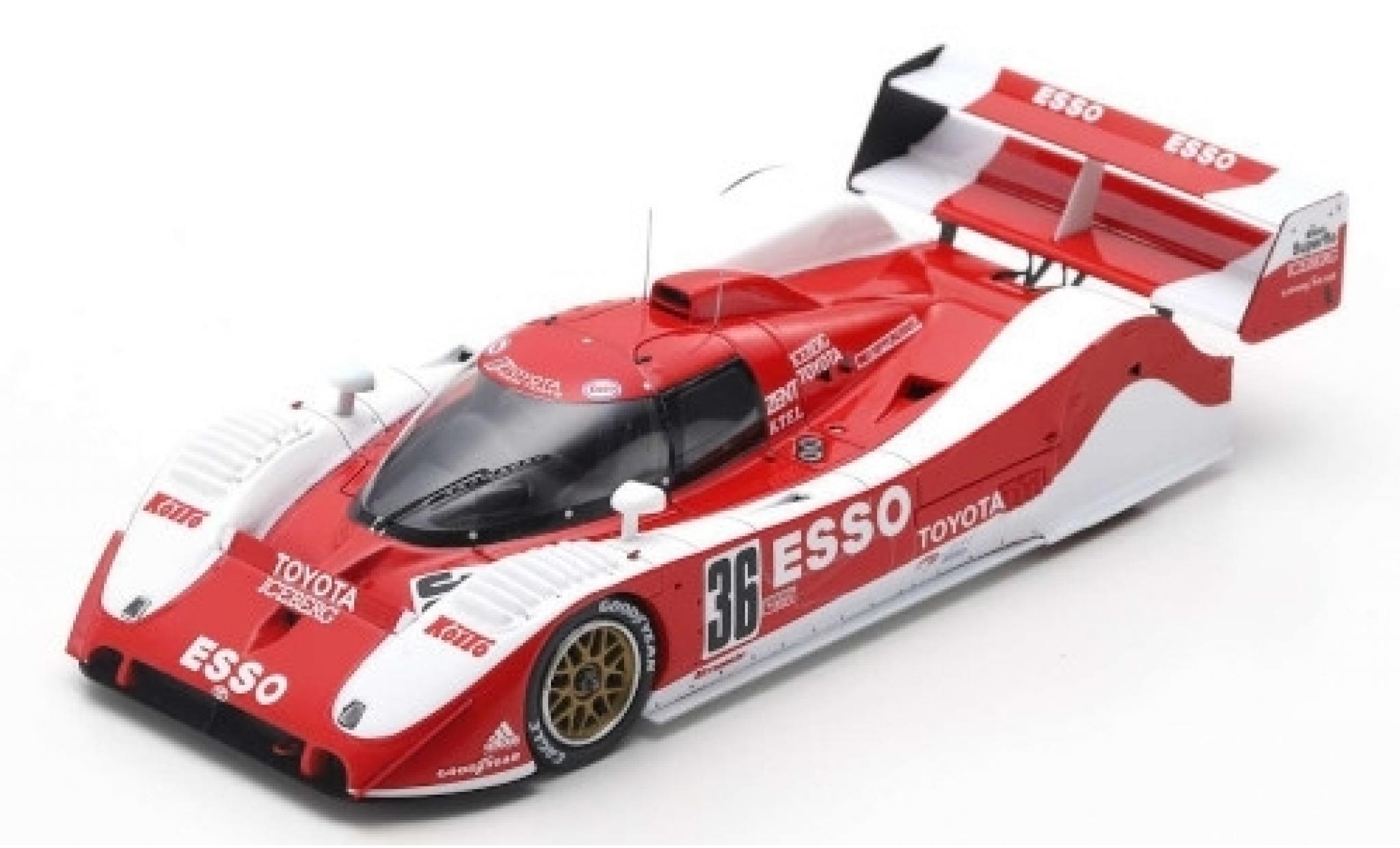 Toyota TS010 1/43 Spark No.36 Team Toms Esso 500km Mine 1992 G.Lees/J.Lammers modelauto