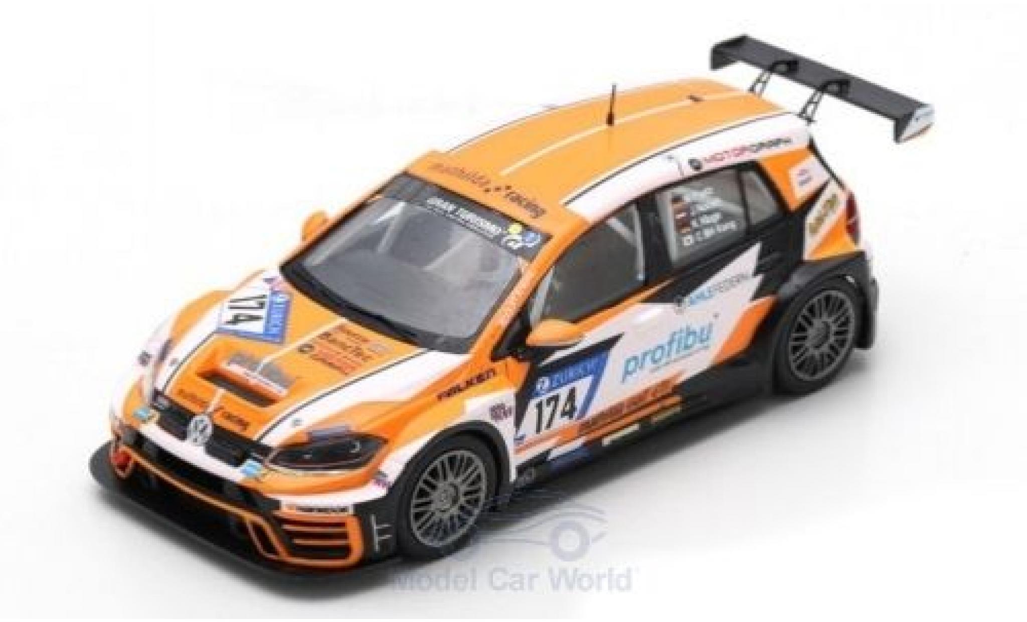 Volkswagen Golf 1/43 Spark GTI TCR No.174 Mathilda Racing 24h N&uuml;rburgring 2017 M.Paatz/J.Kocsis/C.BH Kang/K.Kluge modelauto