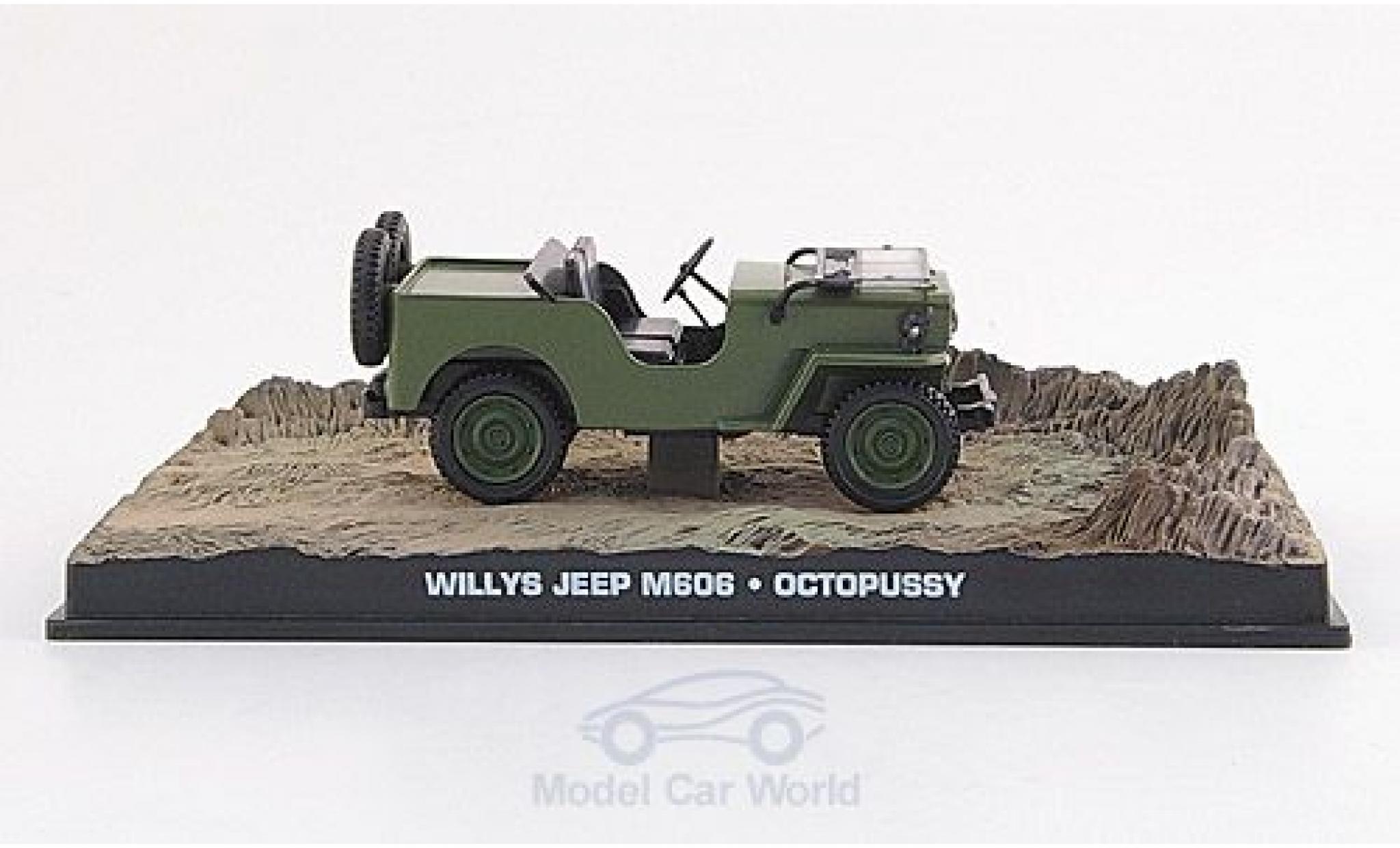 Jeep Willys 1/43 SpecialC M 606 oliv James Bond 007 1983 Octopussy ohne Vitrine modelauto