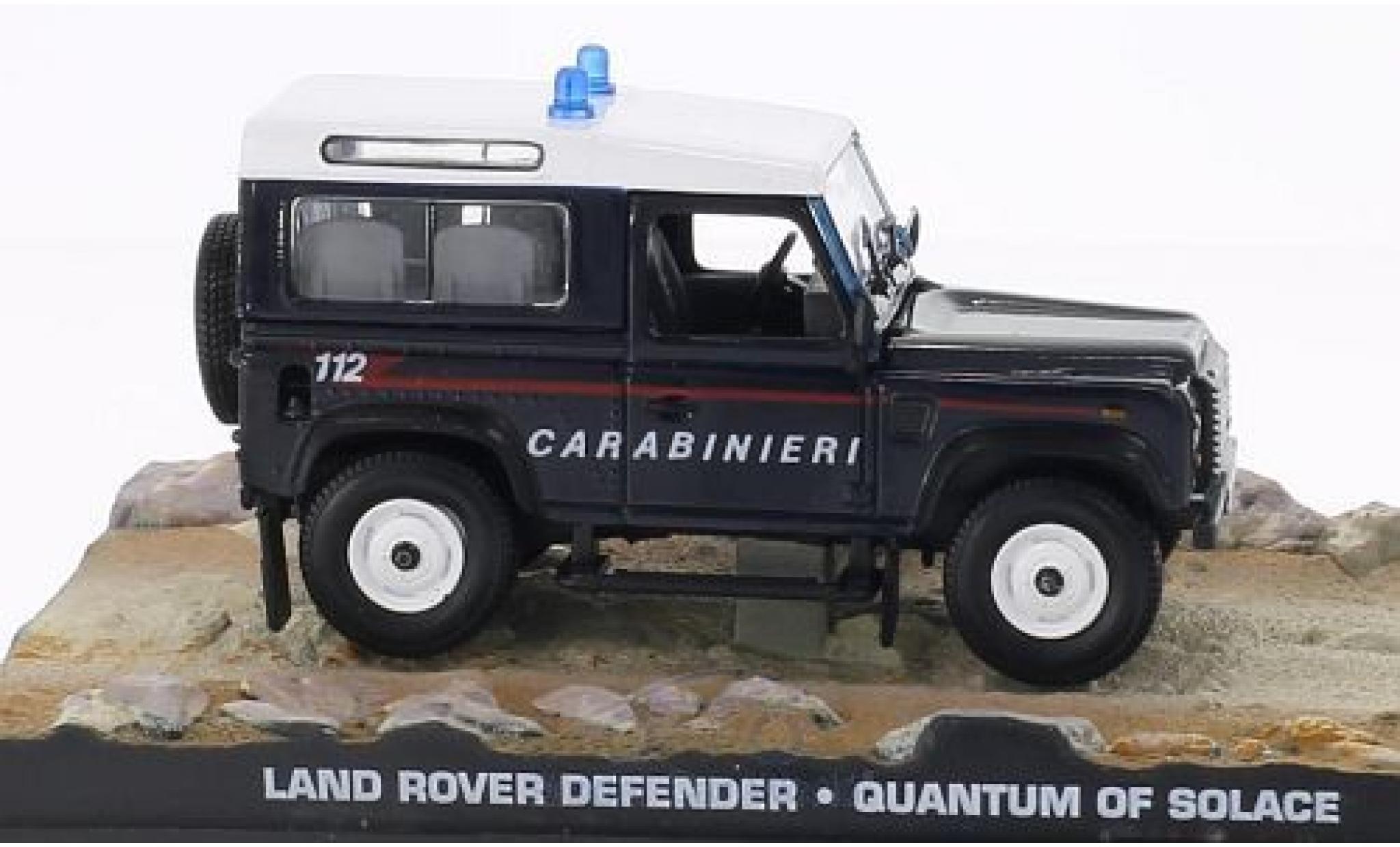 Land Rover Defender 1/18 SpecialC Carabinieri James Bond 007 Ein Quantum Trost ohne Vitrine modelauto