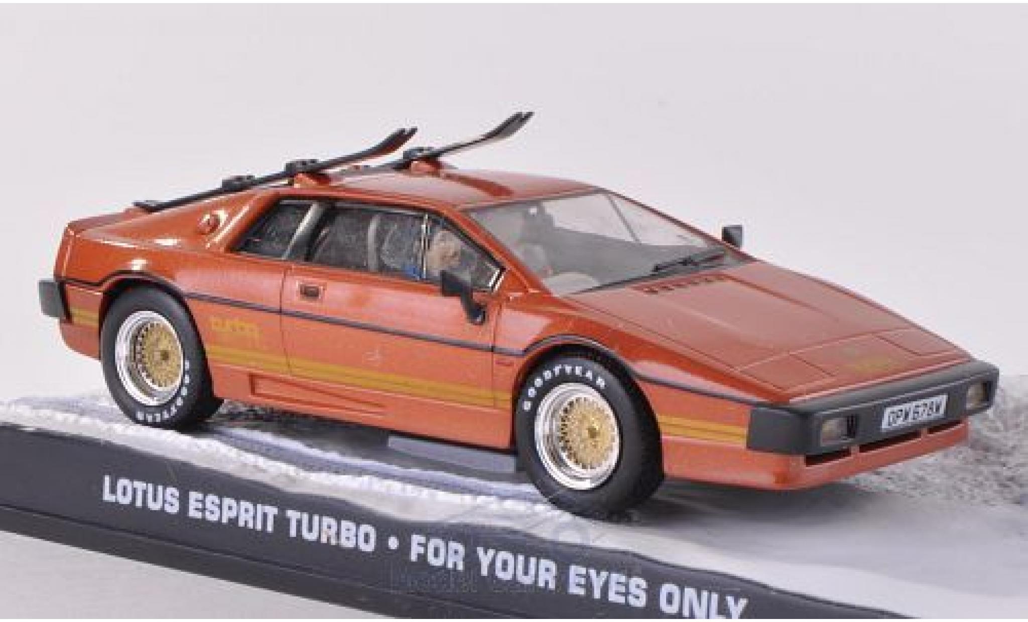Lotus Esprit 1/43 SpecialC Turbo kupfer James Bond 007 For Your Eyes Only ohne Vitrine modelauto