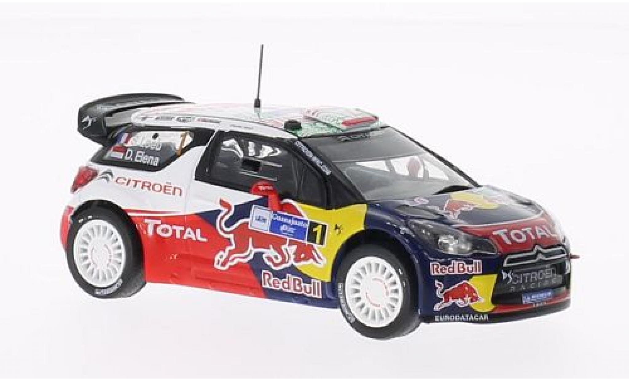 DS Automobiles DS3 1/43 SpecialC Citroen WRC No.1 Red Bull Rally Mexico 2011 S.Loeb/D.Elena sans Vitrine modelauto