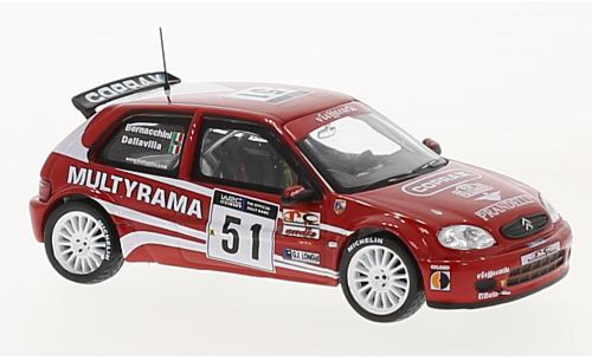Citroen Saxo 1/43 SpecialC SAXO S1600 No.51 Rallye WM Rallye Sanremo 2002 modelauto