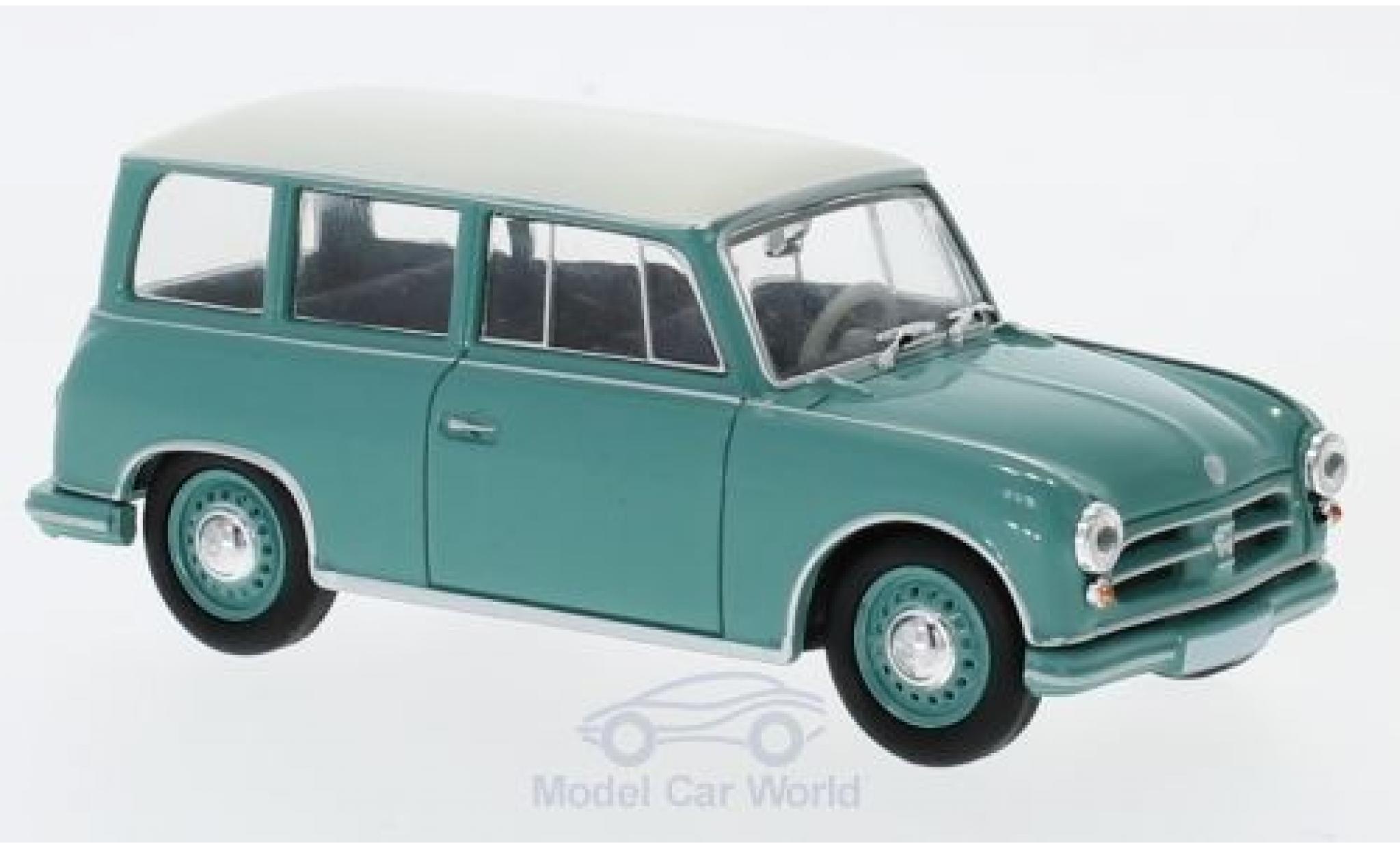 AWZ P70 1/18 SpecialC Stationwagen t&uuml;rkis/wit modelauto