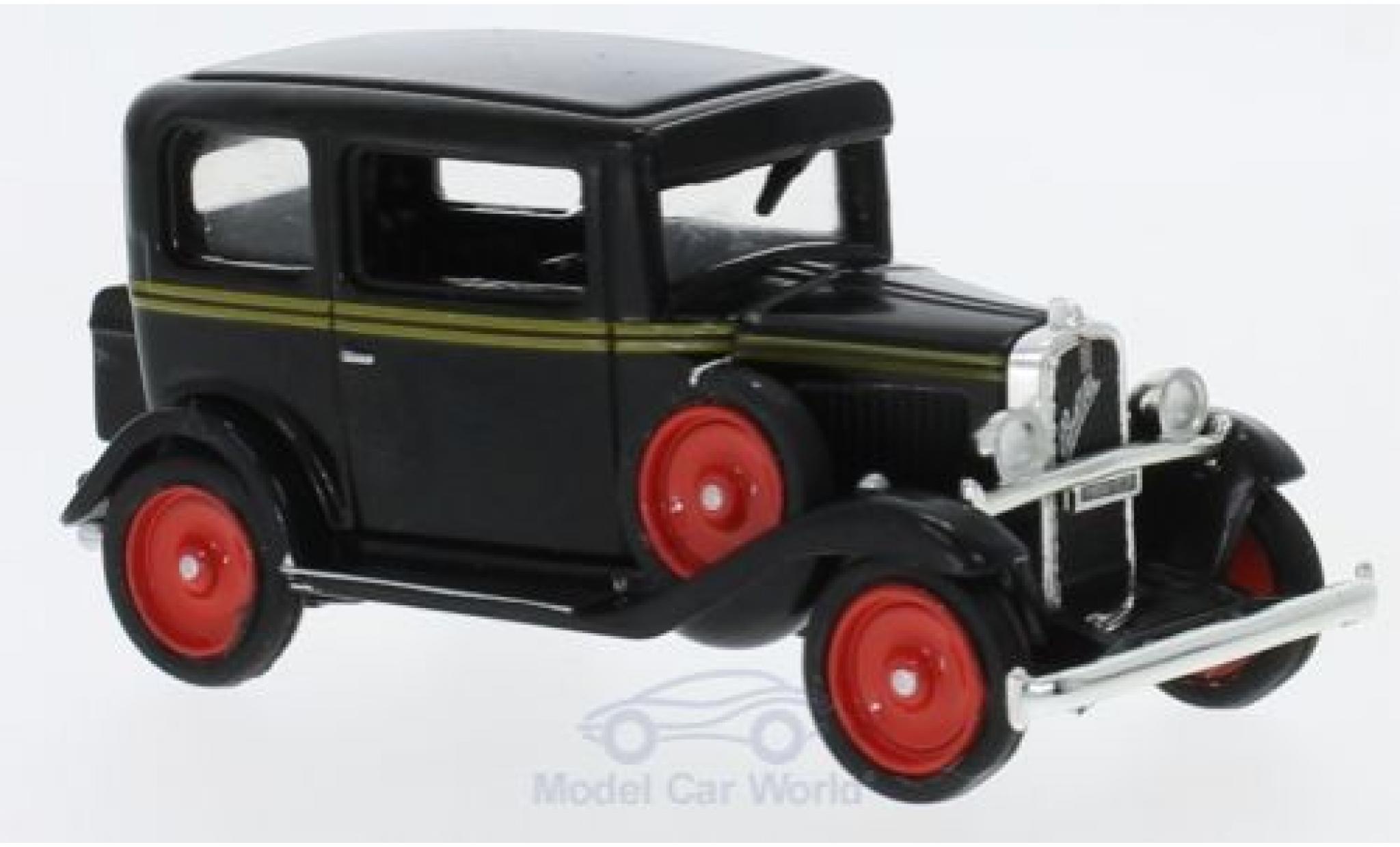 Fiat 508 1/43 SpecialC Balilla zwart 1932 modelauto