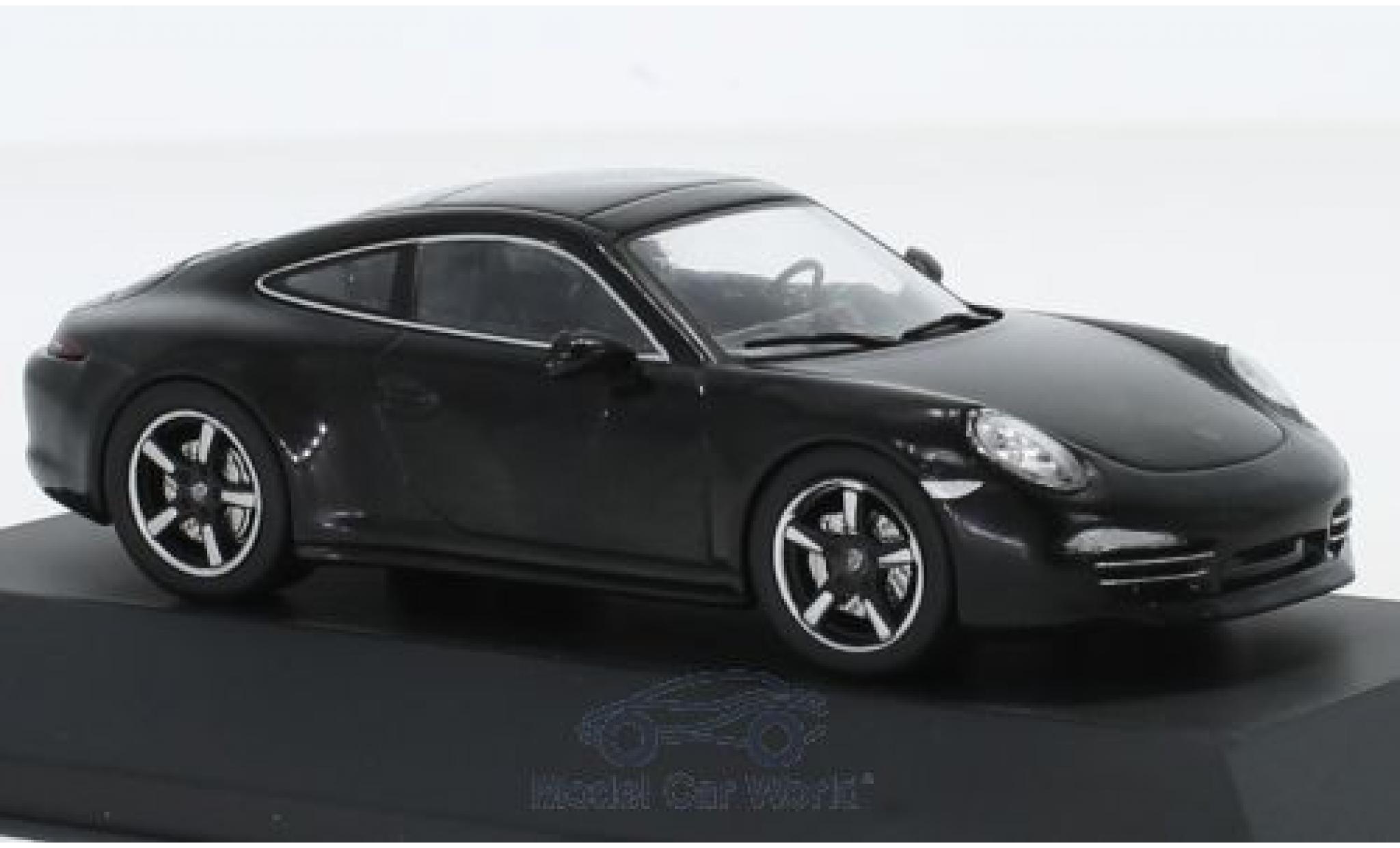 Porsche 991 1/43 SpecialC 911 Anniversary zwart 2013 911 Collection modelauto