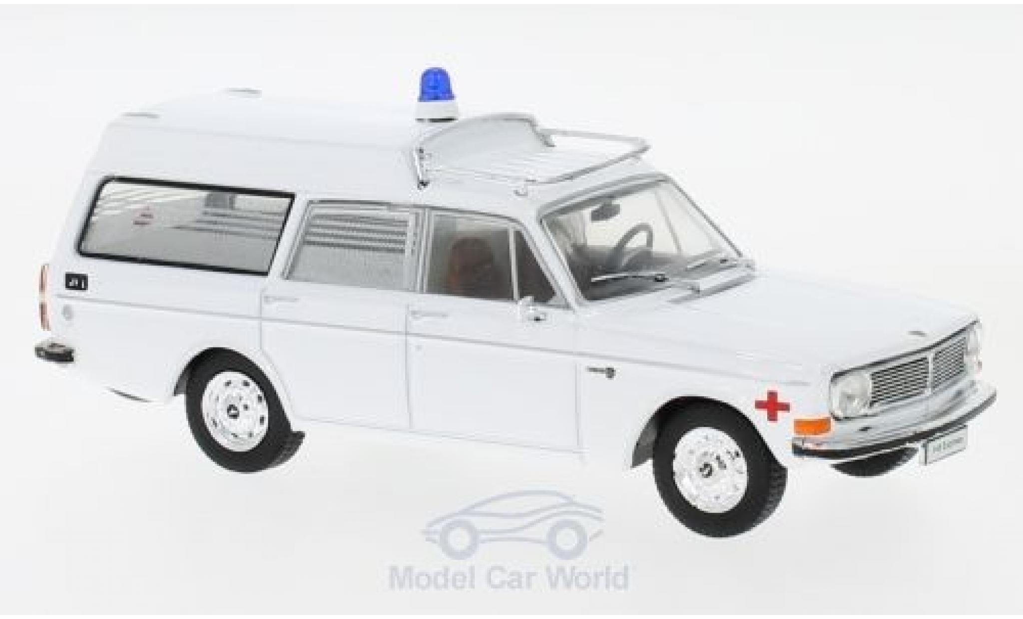 Volvo 145 1/43 SpecialC Express wit Ambulance 1969 ohne Vitrine modelauto