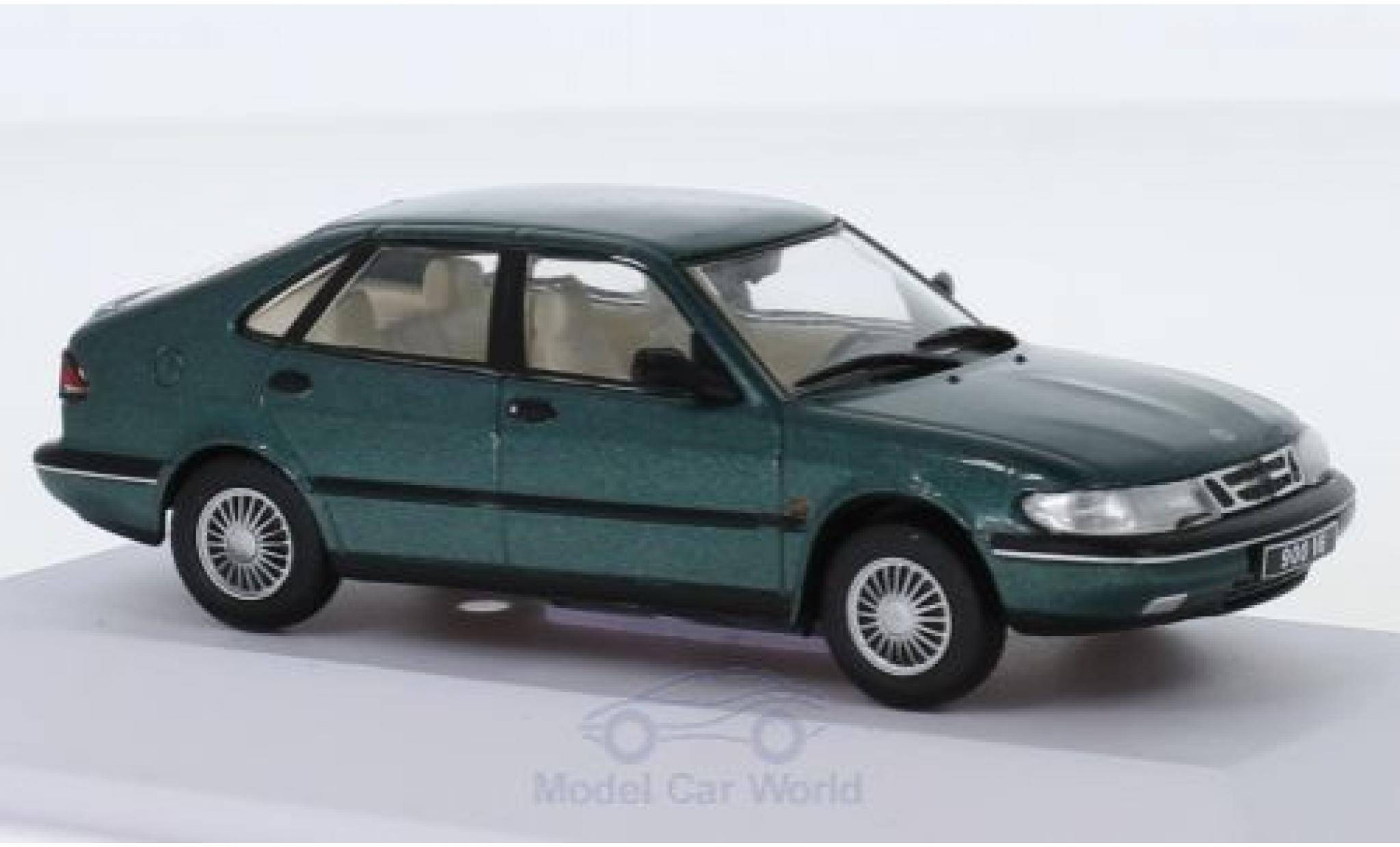 Saab 900 1/43 SpecialC SE V6 metallic groen 1994 modelauto