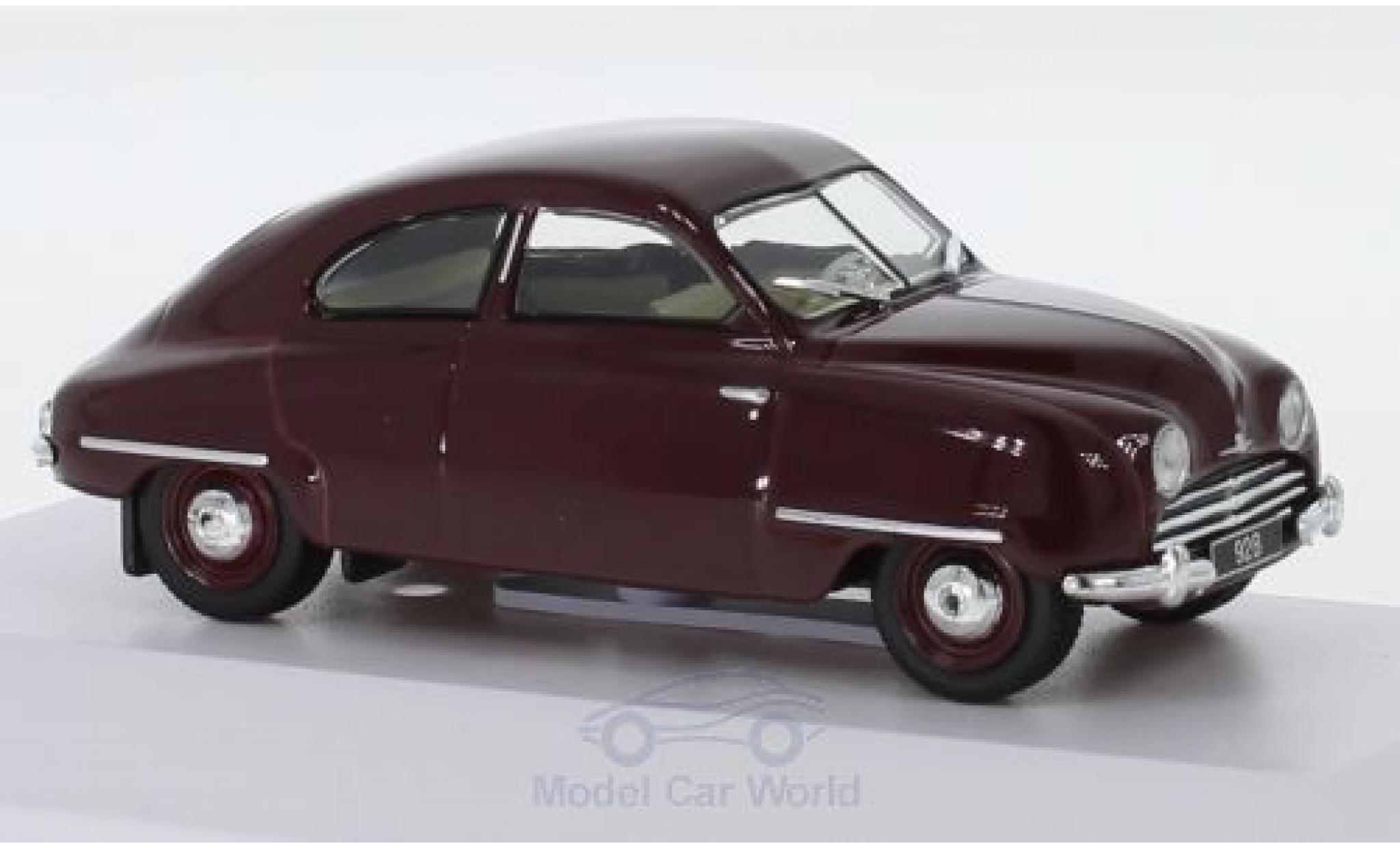 Saab 92B 1/43 SpecialC rood 1954 modelauto