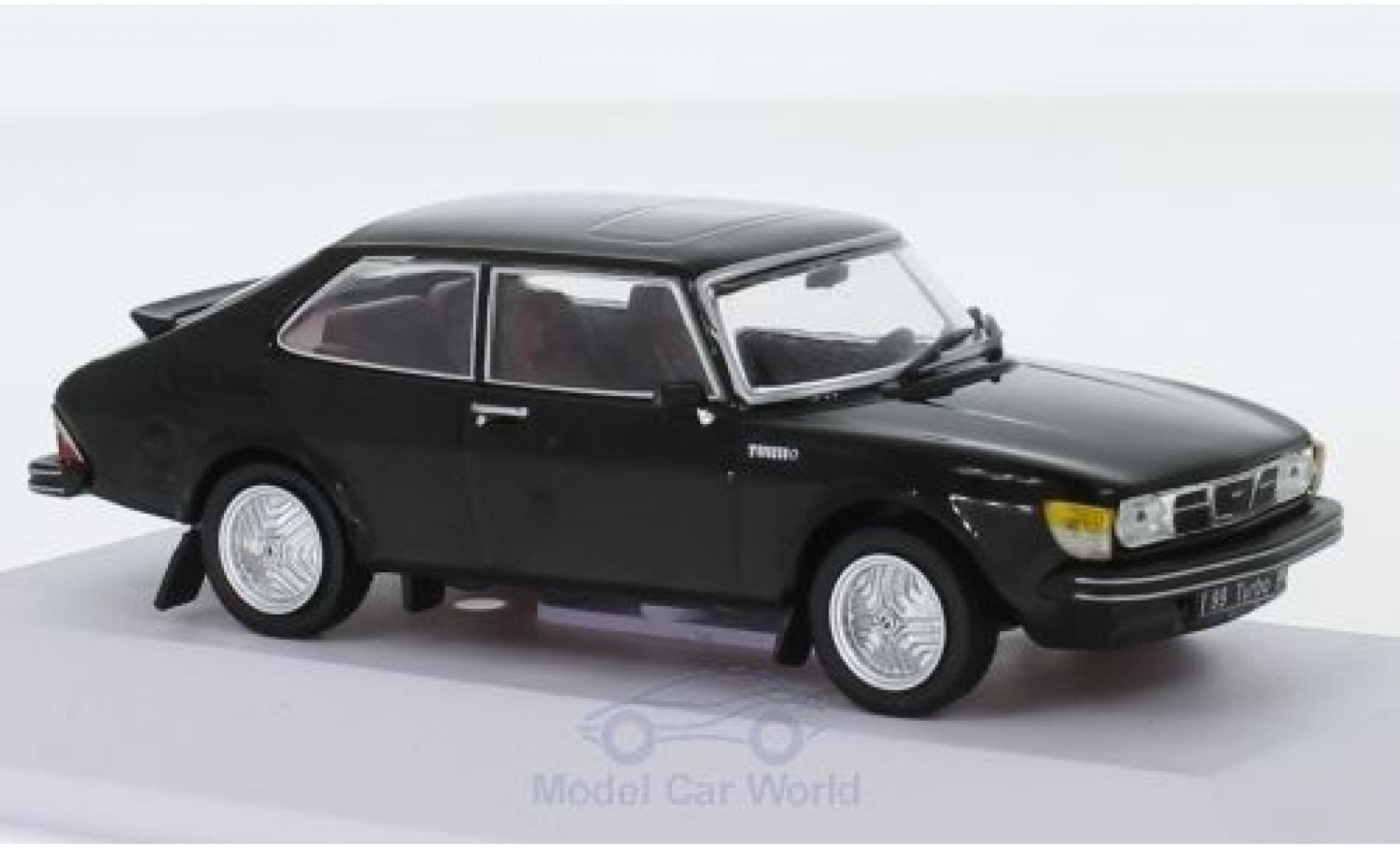 Saab 99 1/43 SpecialC Turbo Combi Coupe zwart 1977 modelauto
