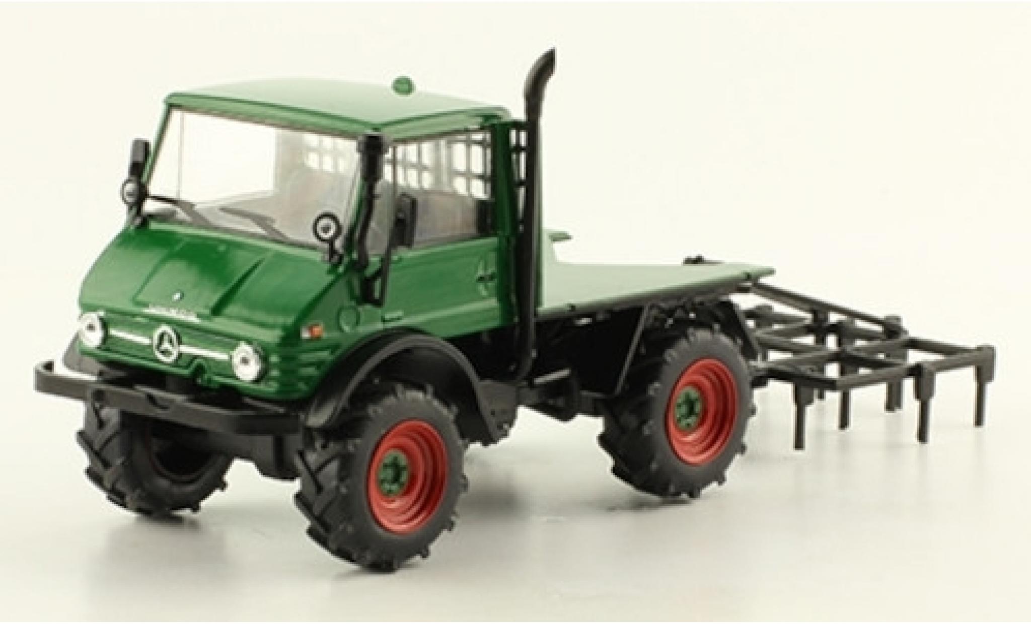 Mercedes Unimog 1/43 SpecialC 406 groen 1977 modelauto