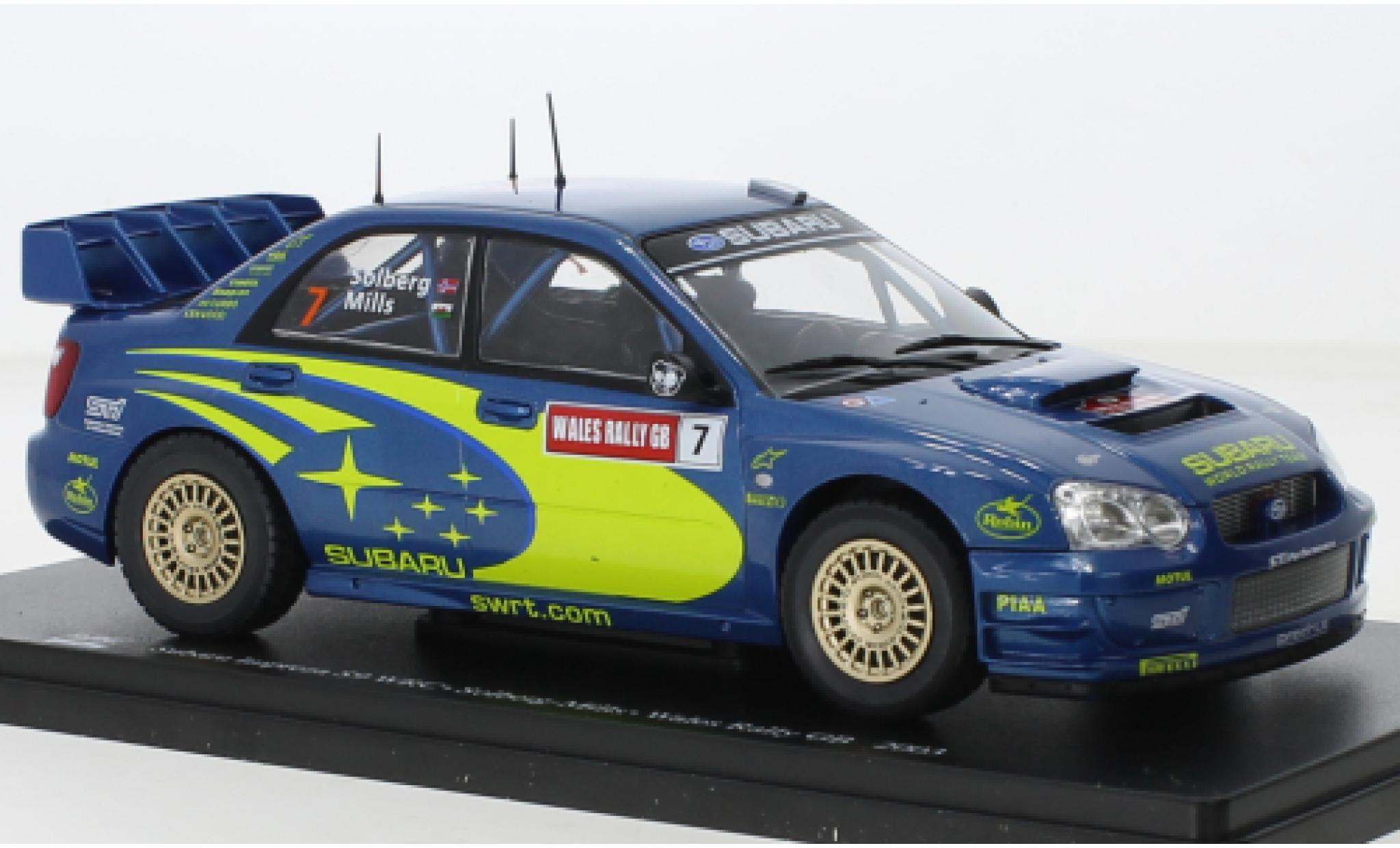 Subaru Impreza 1/24 SpecialC .-119 S9 WRC No.7 Rallye WM Rallye Gro&szlig;britannien 2003 1:24 modelauto