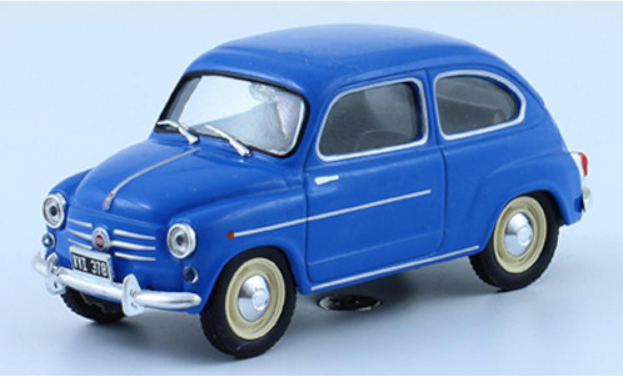 Fiat 600 1/43 SpecialC D blauw 1962 modelauto