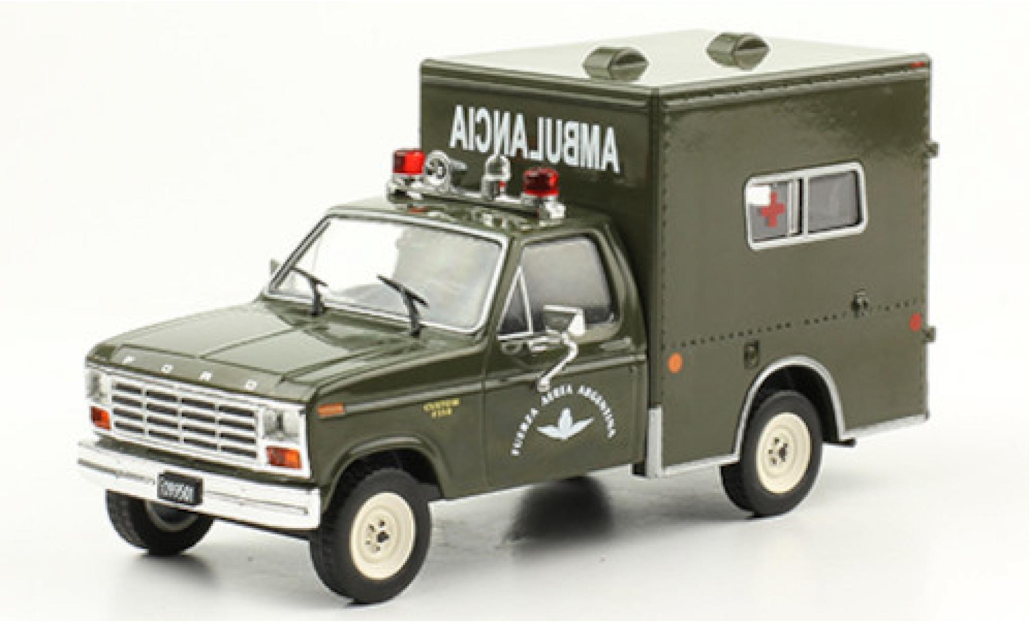 Ford F-1 1/43 SpecialC 50 Custom Ambulance Fuerza Aerea Zilverina 1982 Ambulancia modelauto
