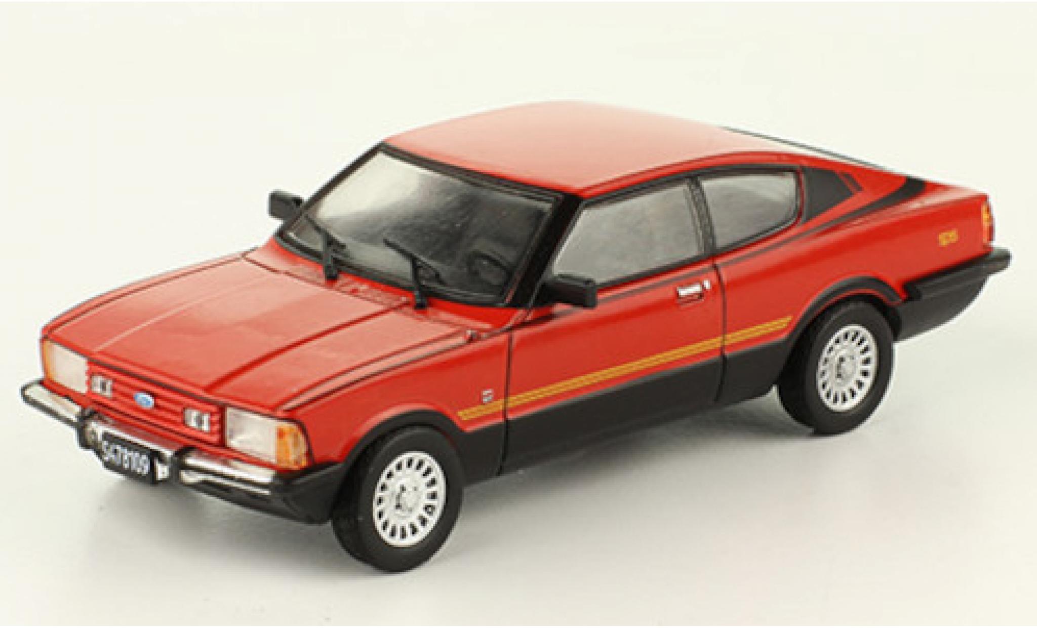 Ford Taunus 1/43 SpecialC GT SP5 rood/zwart 1983 modelauto