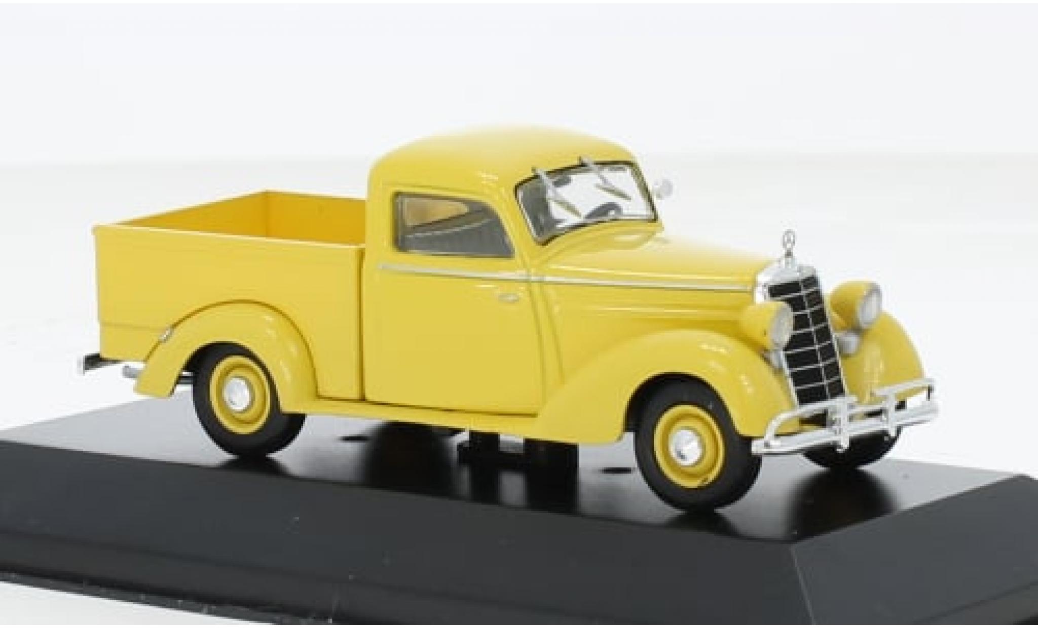 Mercedes 170 1/43 SpecialC .-120 D Pick-Up geel 1954 1:43 modelauto