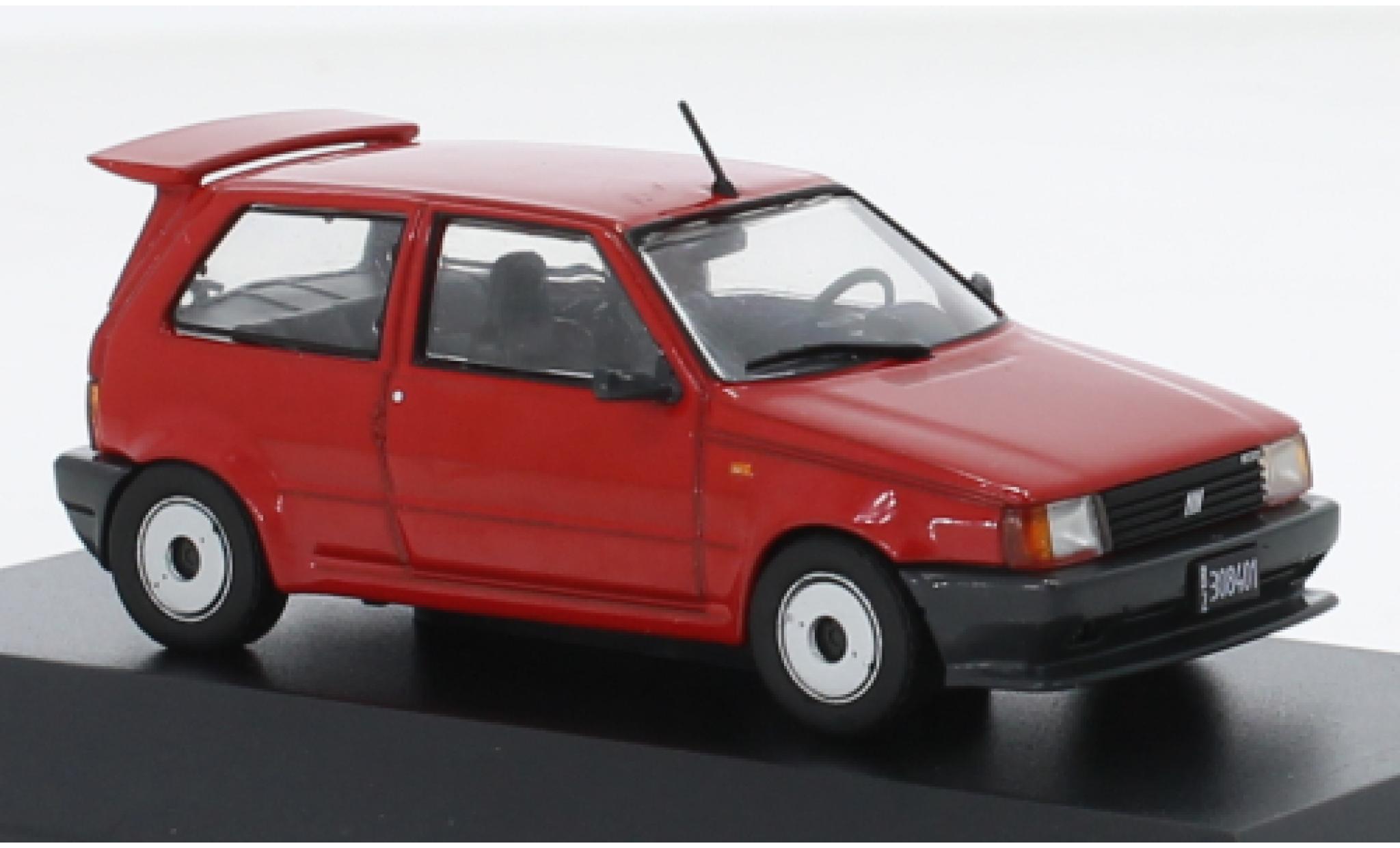 Fiat Uno 1/43 SpecialC .-120 EF rood 1990 modelauto