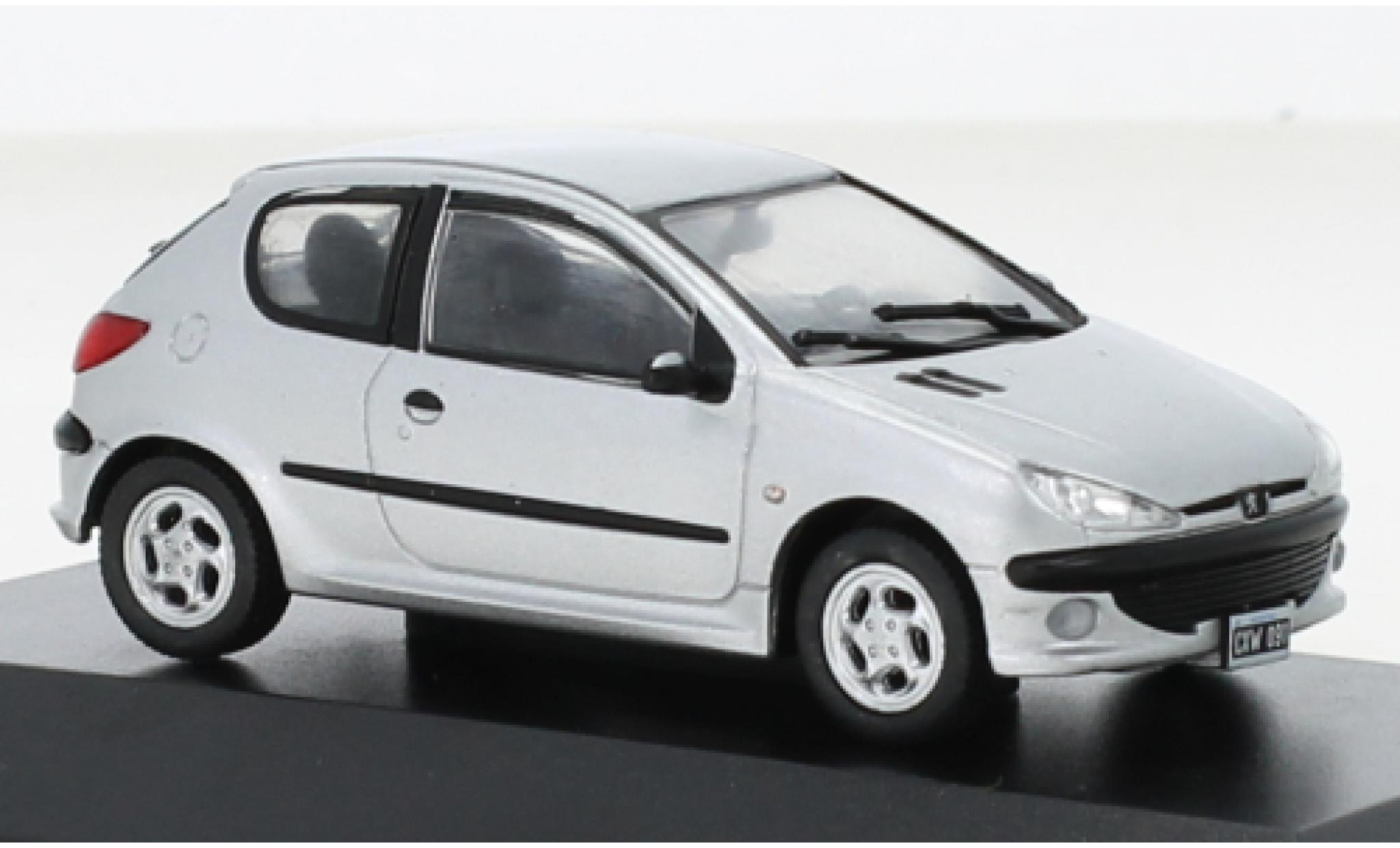Peugeot 206 1/43 SpecialC XS grijs 1999 modelauto