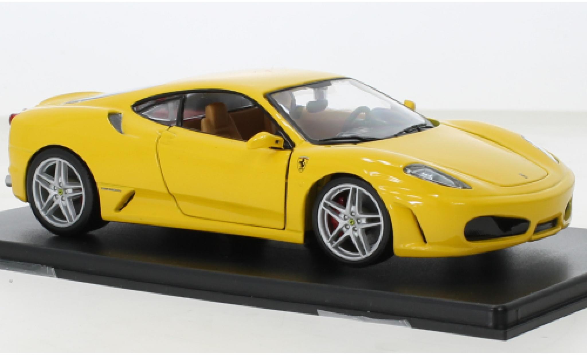 Ferrari F430 1/24 SpecialC geel 2004 modelauto