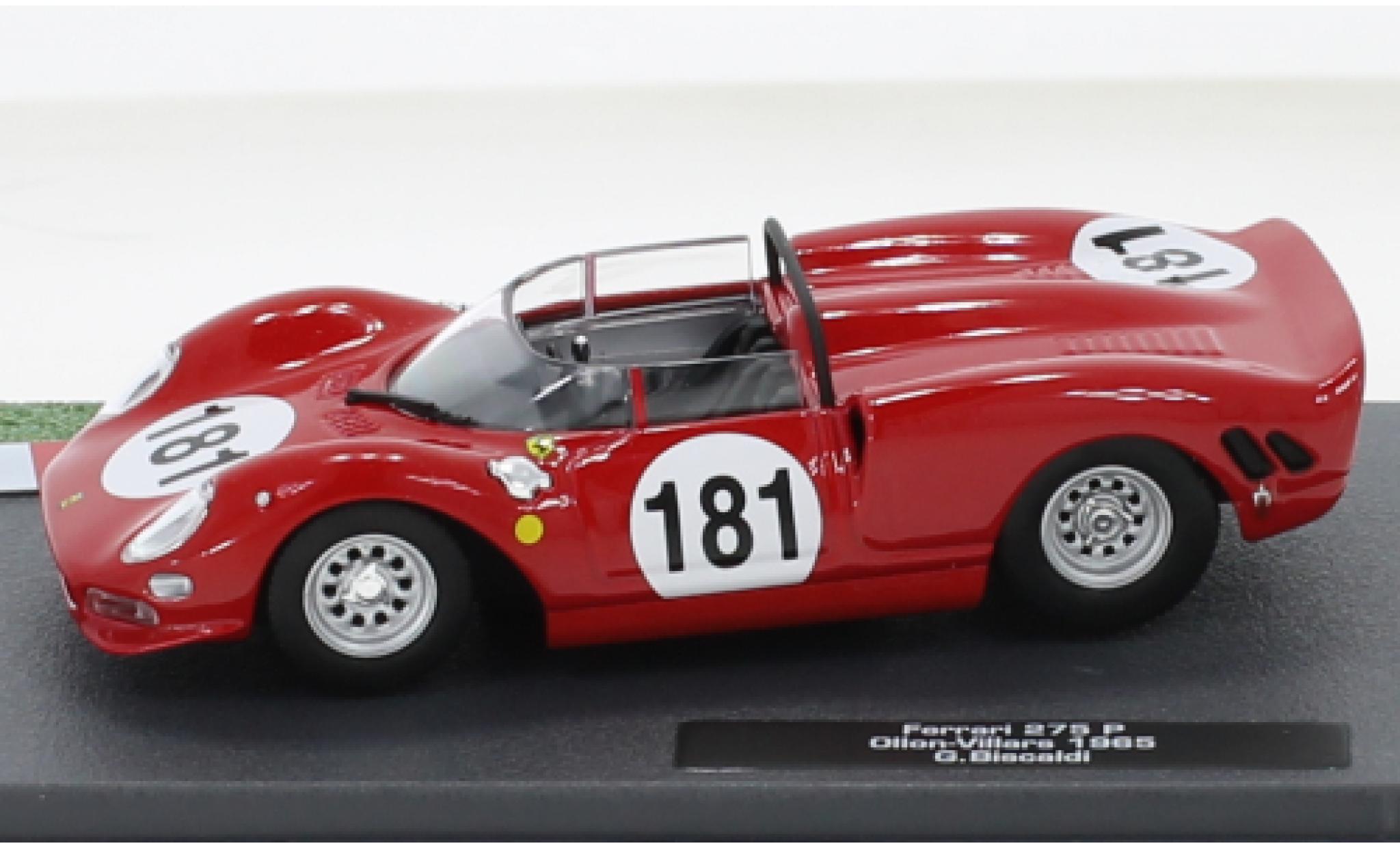 Ferrari 275 1/43 SpecialC P RHD No.181 Ollon Villars 1965 modelauto