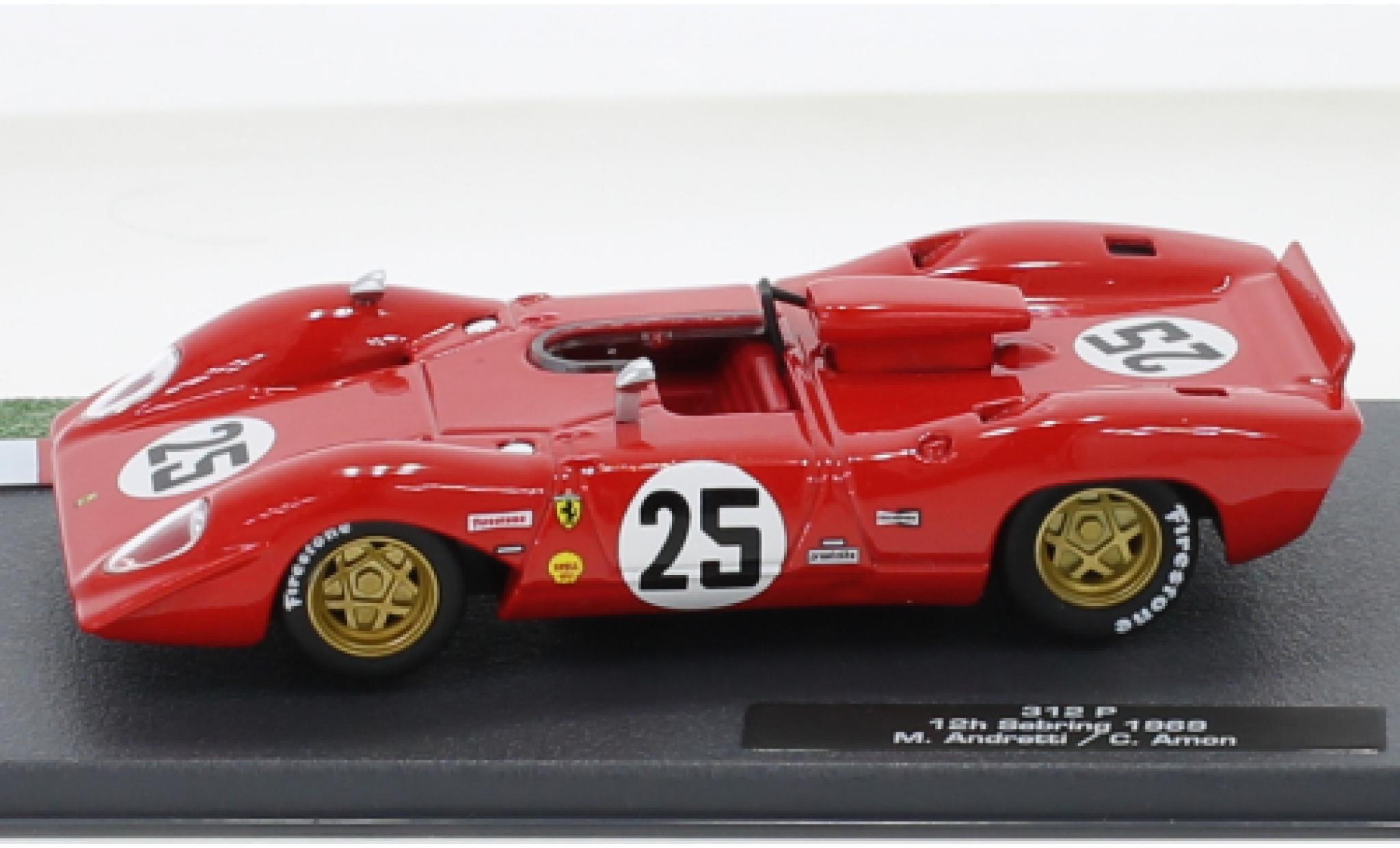 Ferrari 312 1/43 SpecialC P RHD No.25 12h Sebring 1969 modelauto