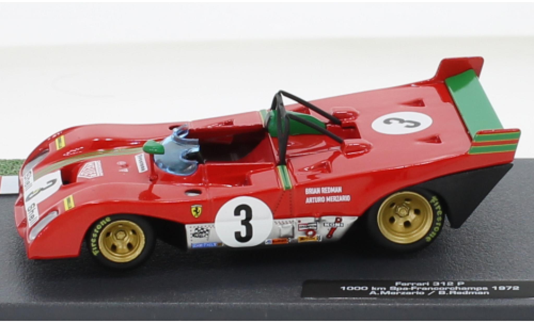 Ferrari 312 1/43 SpecialC P RHD No.3 1000 Km Spa Francorchamps 1972 modelauto