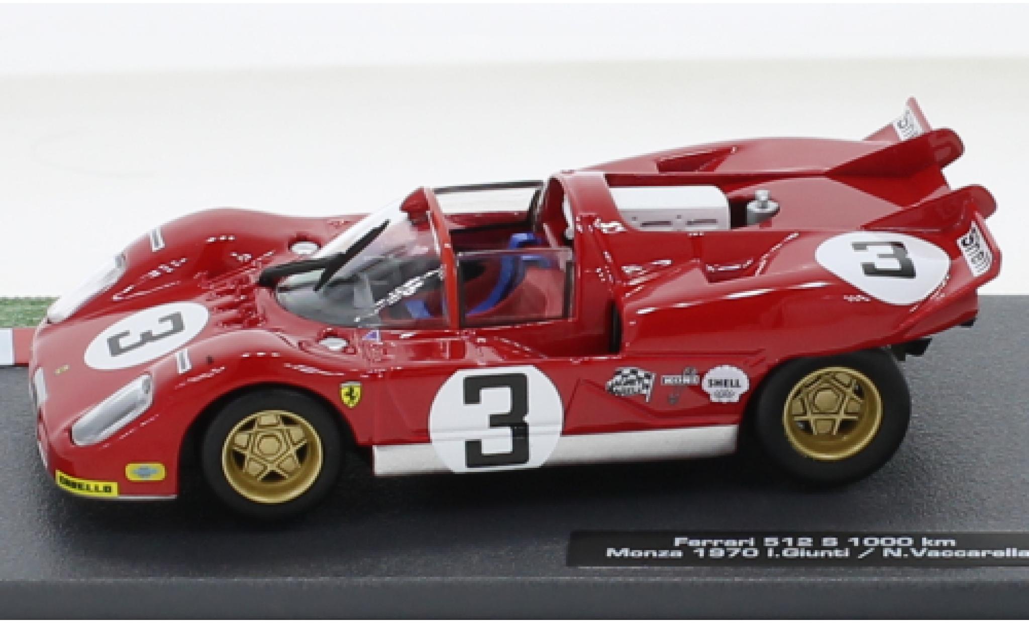Ferrari 512 1/43 SpecialC S RHD No.3 1000km Monza 1970 modelauto