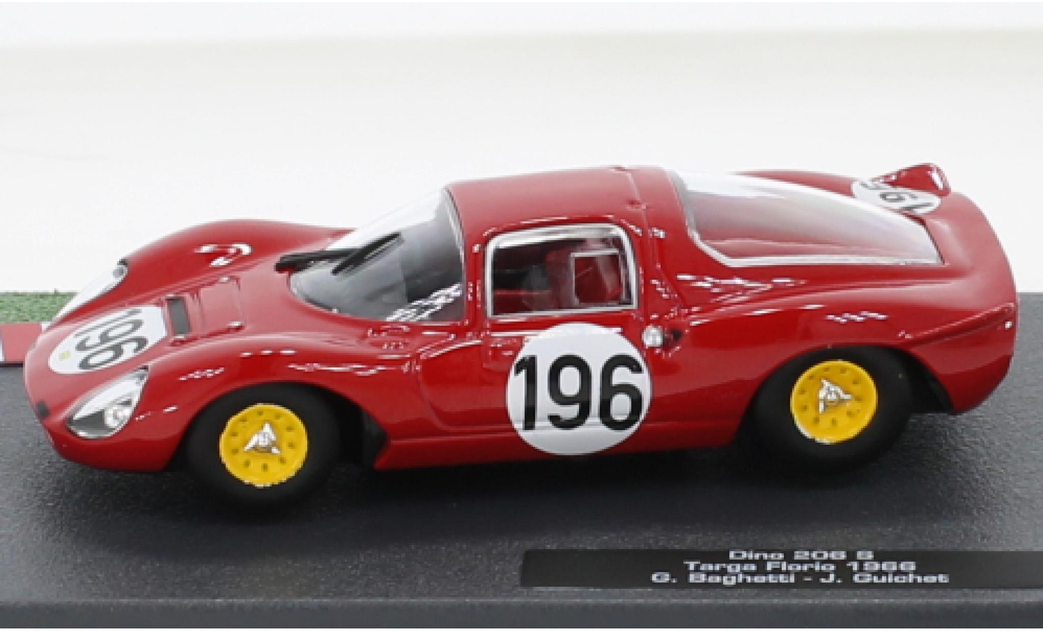 Ferrari Dino 1/43 SpecialC 206 S RHD No.196 Targa Florio 1966 modelauto