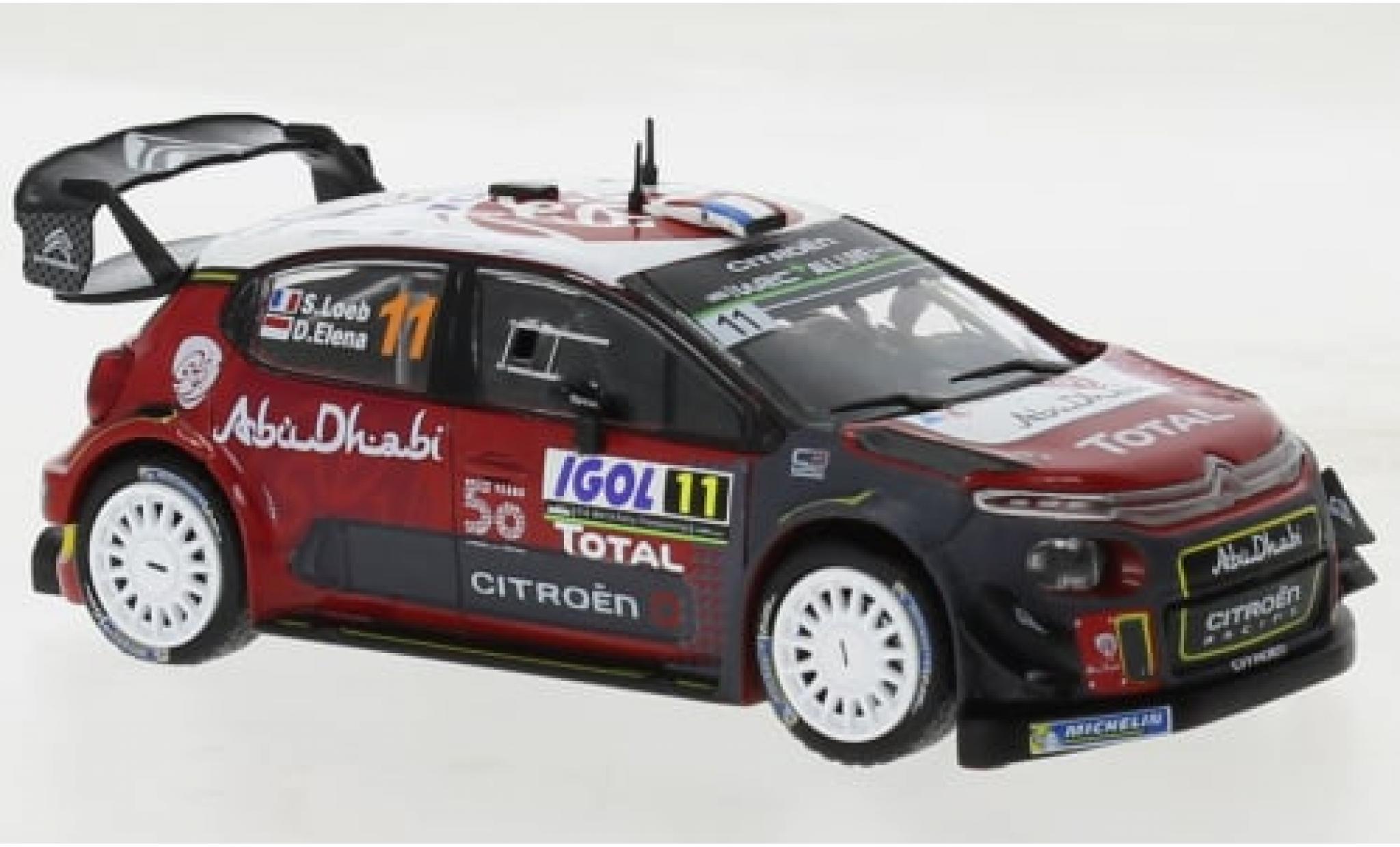 Citroen C3 1/43 SpecialC .-127 WRC No.11 Citro&euml;n Total Abu Dhabi WRT Rallye WM Rallye Monte Carlo 2018 1:43 modelauto