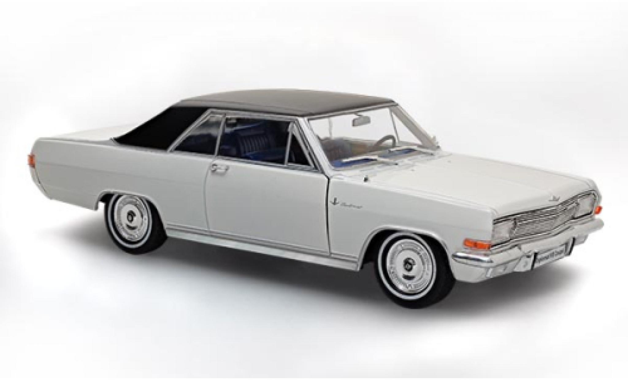 Opel Diplomat 1/24 SpecialC A Coupe wit/zwart 1965 modelauto