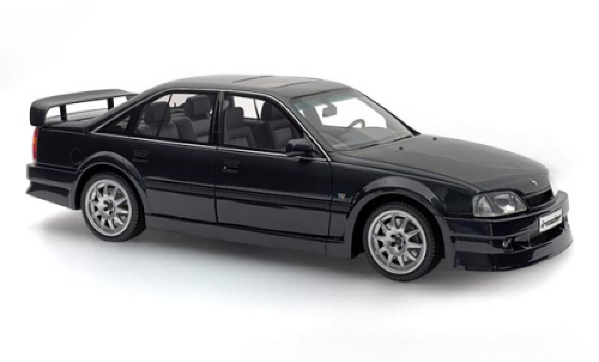 Opel Omega 1/24 SpecialC Evolution 500 metallic zwart 1991 modelauto