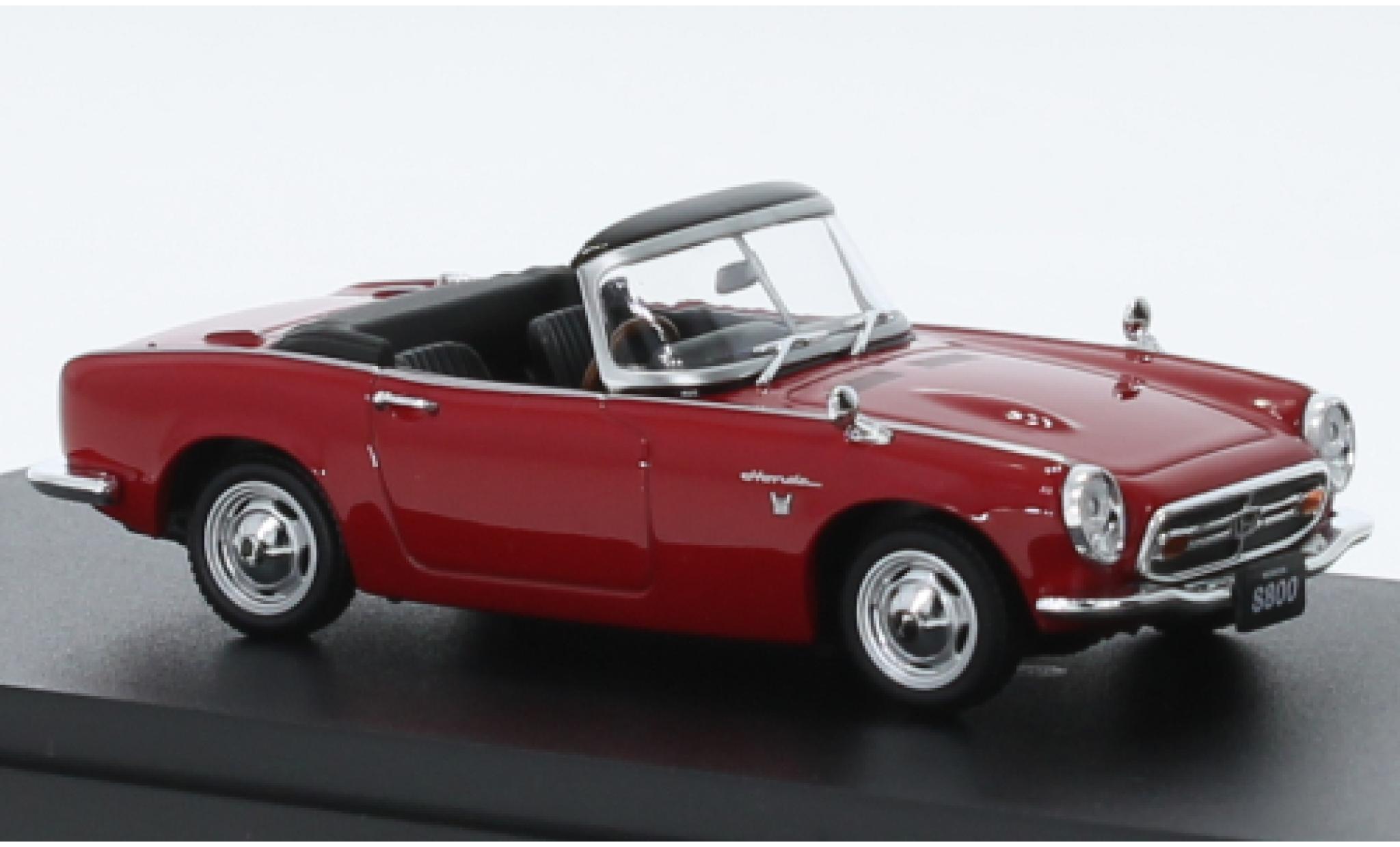 Honda S800 1/43 SpecialC .-131 (A) rood RHD 1966 modelauto