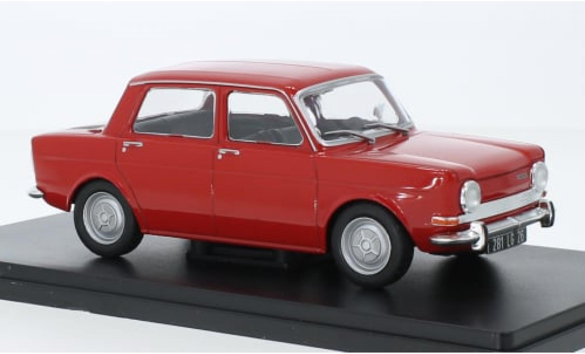 Simca 1000 1/24 SpecialC .-132 rood 1976 1:24 modelauto